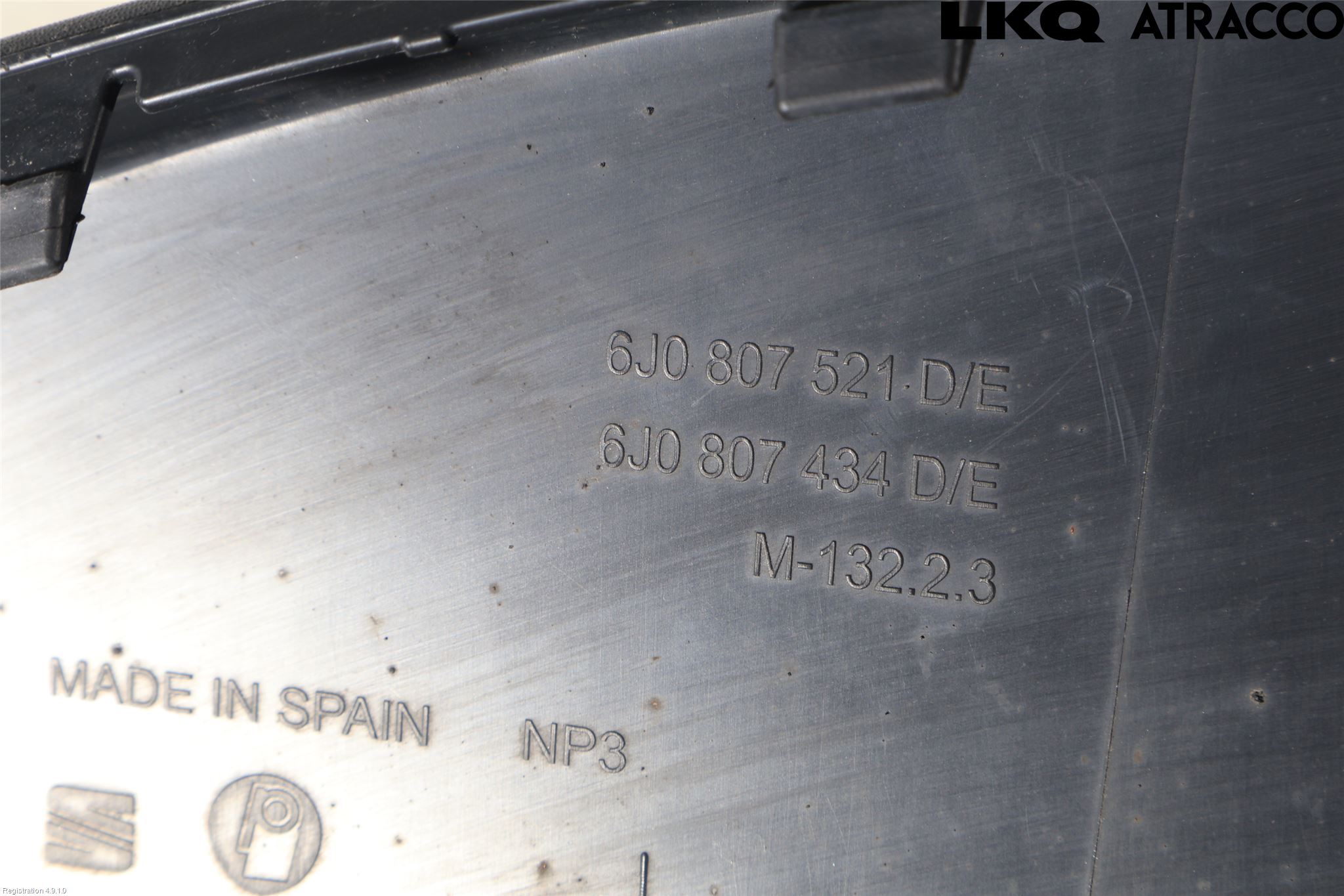 Seat IBIZA IV 08-16 Stötfångardel Bak Mitt