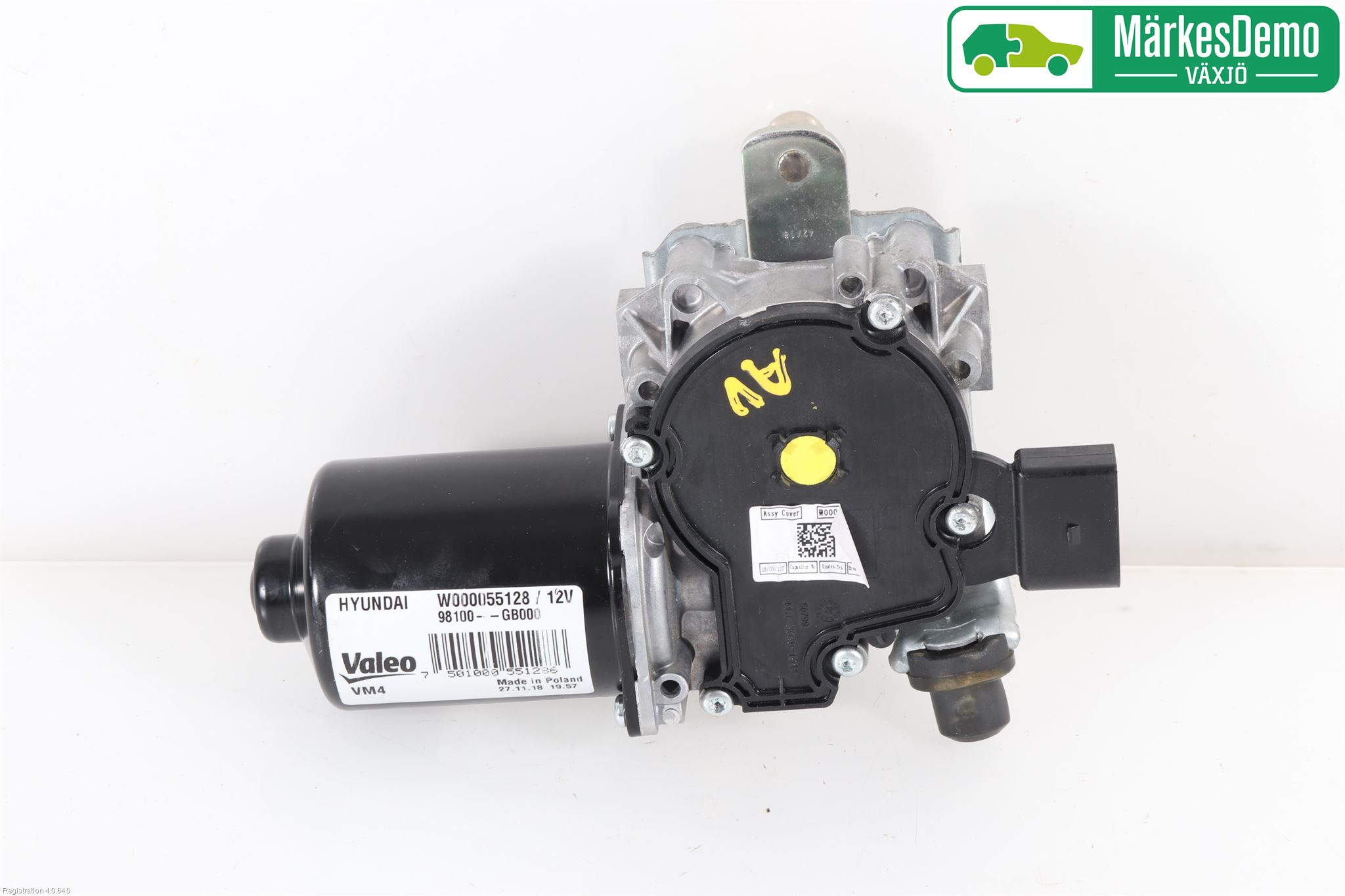 Hyundai i20 GB 15-20 Torkarmotor Vindruta
