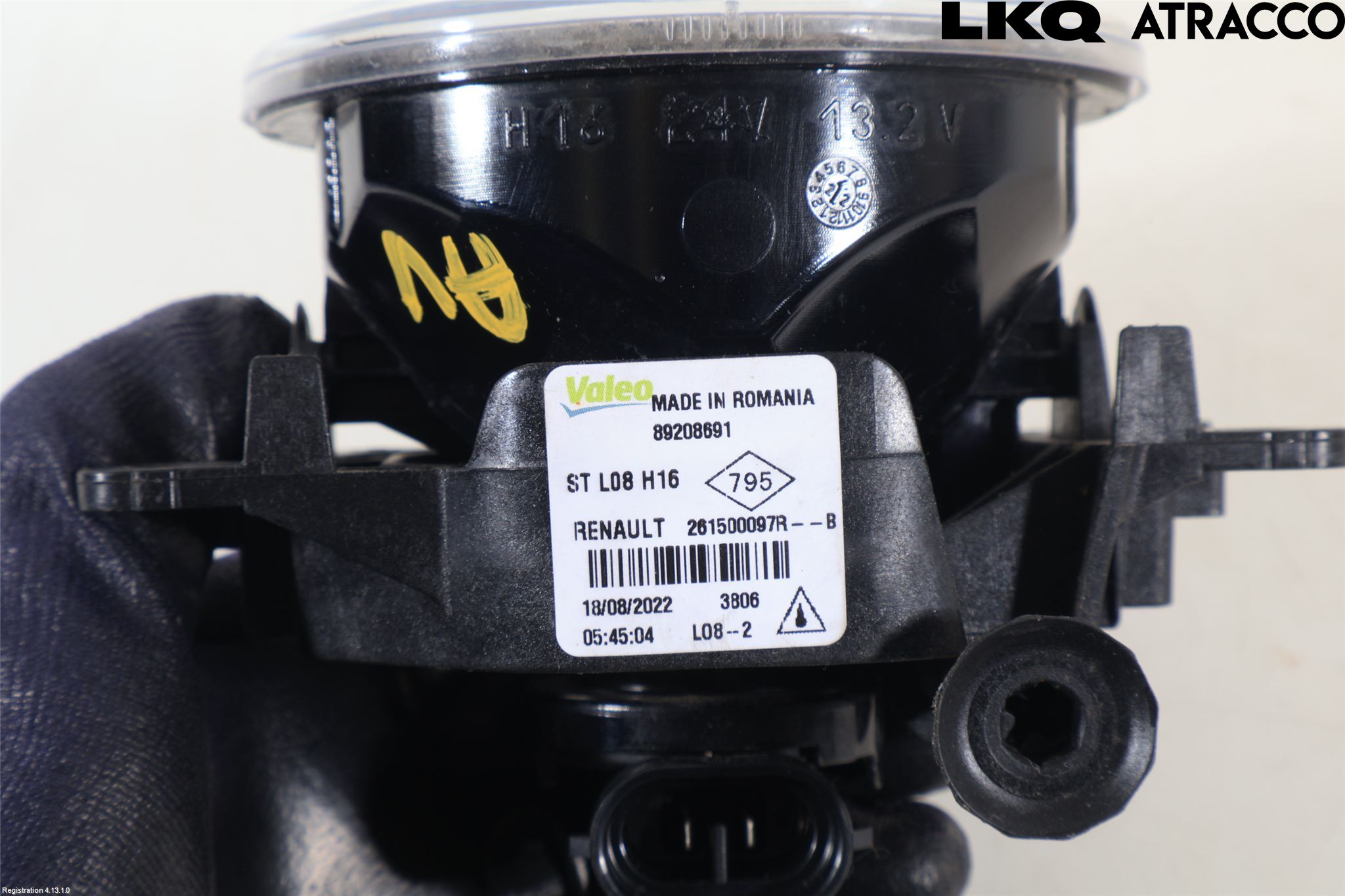 Renault CAPTUR 13-19 Dimljus-Varselljus Fram