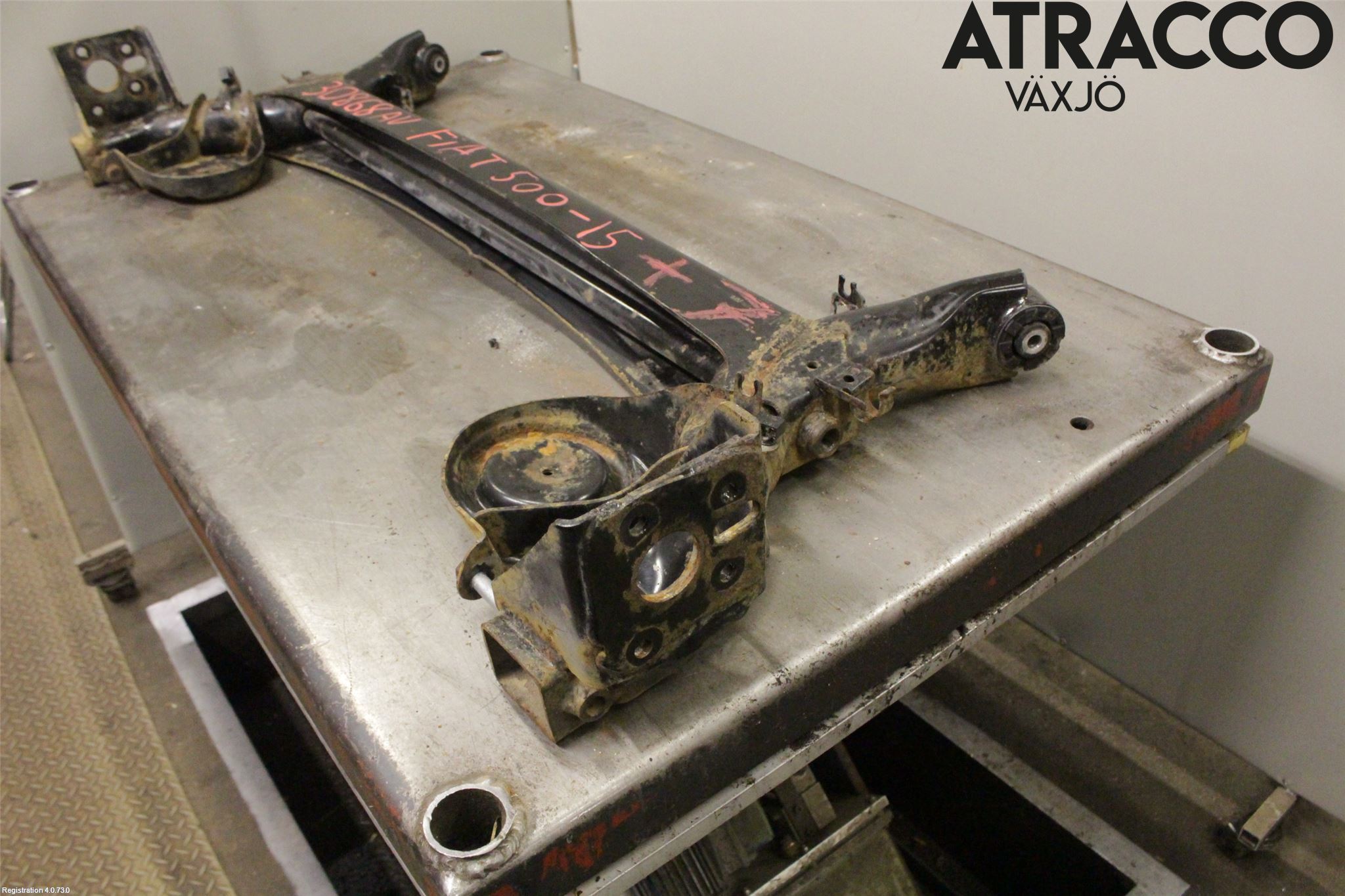 Fiat 500 07- Bakaxelbalk