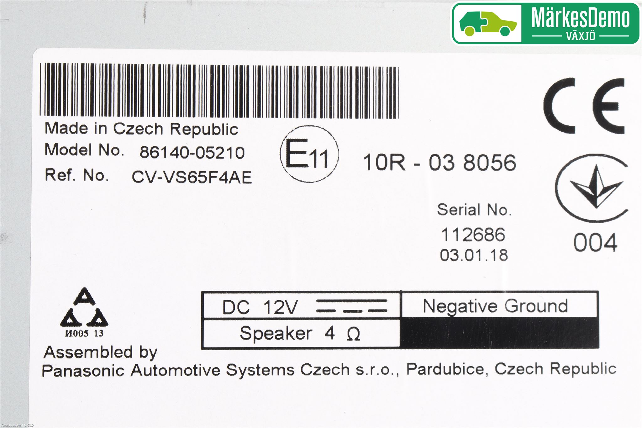 Toyota AVENSIS 16-18 Cd Radio - Multimediapanel