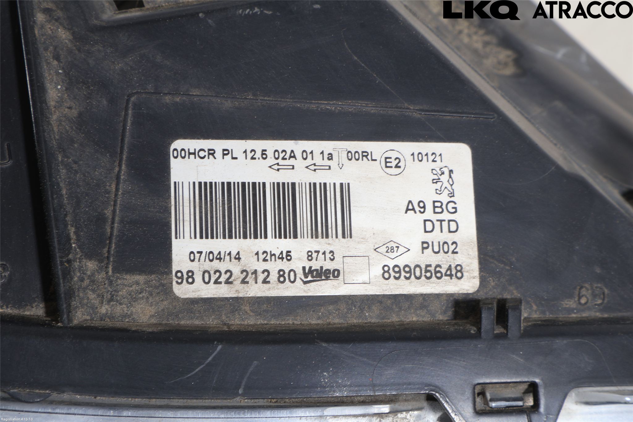 Peugeot 208 12-15 Strålkastare Höger