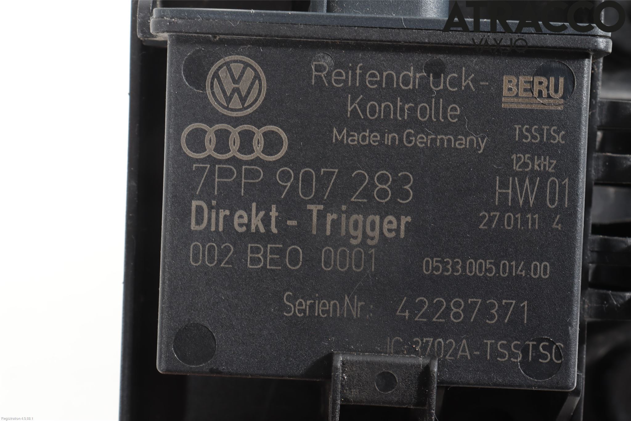 Porsche 911 (997) 05-12 Givare Däcktryck