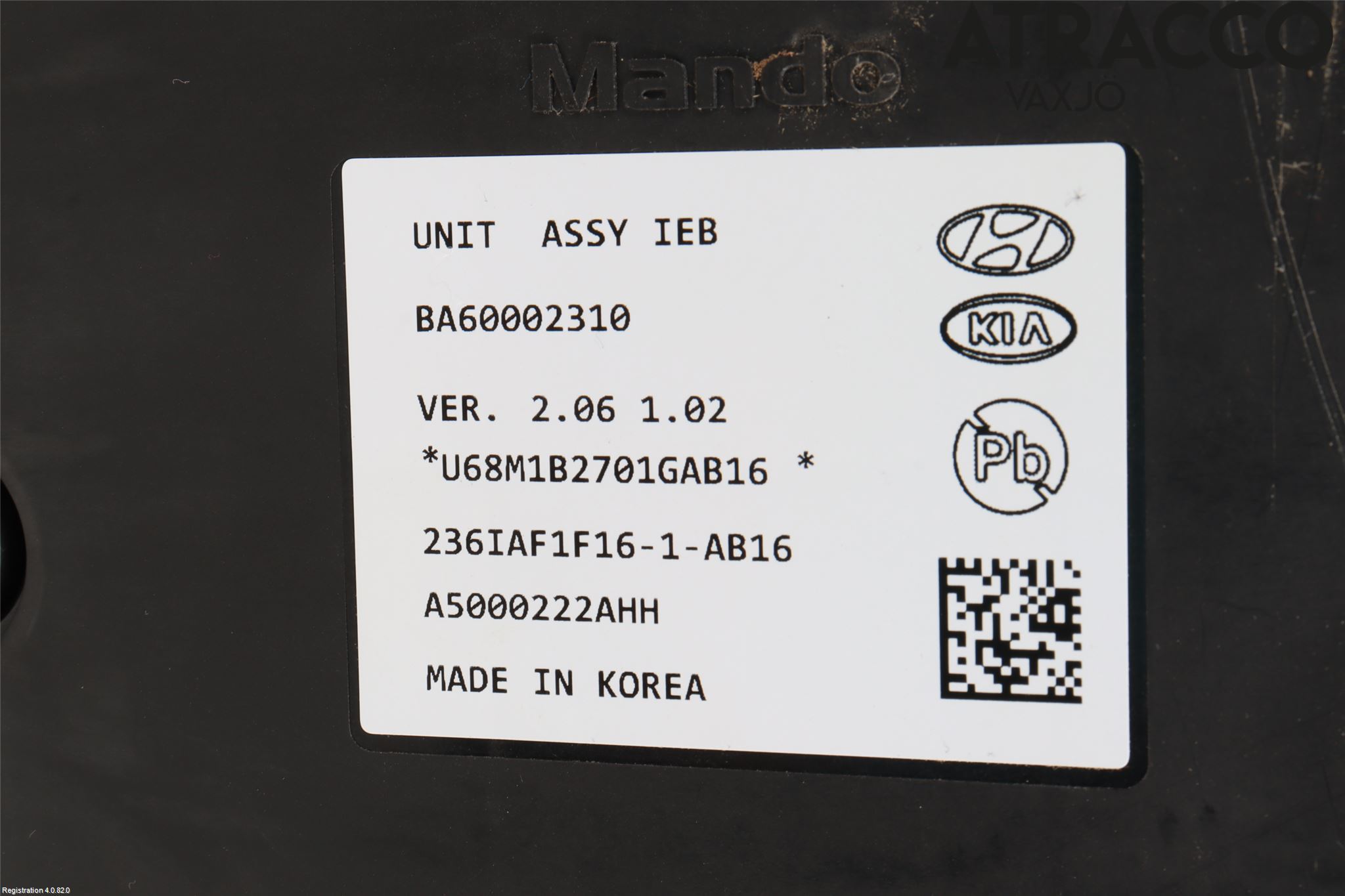 Hyundai TUCSON 05- Broms Huvudcylinder