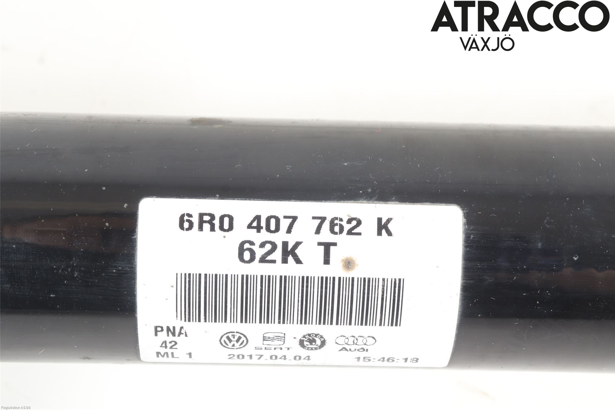 Volkswagen VW POLO 10-17 Drivaxel Fram Höger