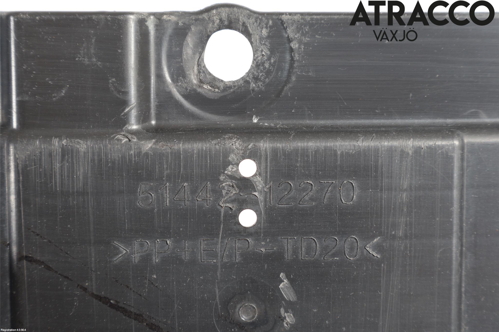 Toyota PRIUS ZVW30 09-20 Hasplåt Plåt-Plast