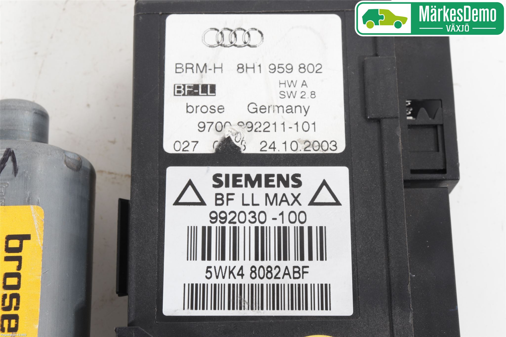 Audi A4/S4 01-05 Fönsterhissmotor