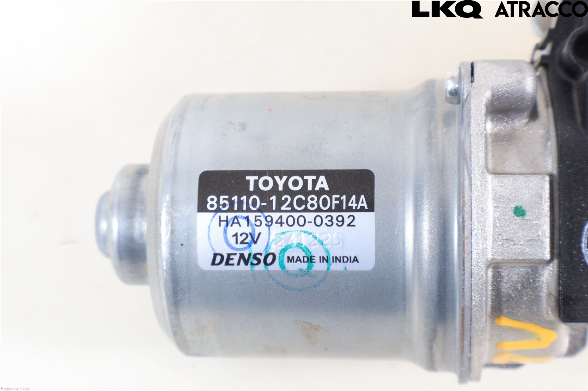 Toyota COROLLA 19- Torkarmotor Vindruta