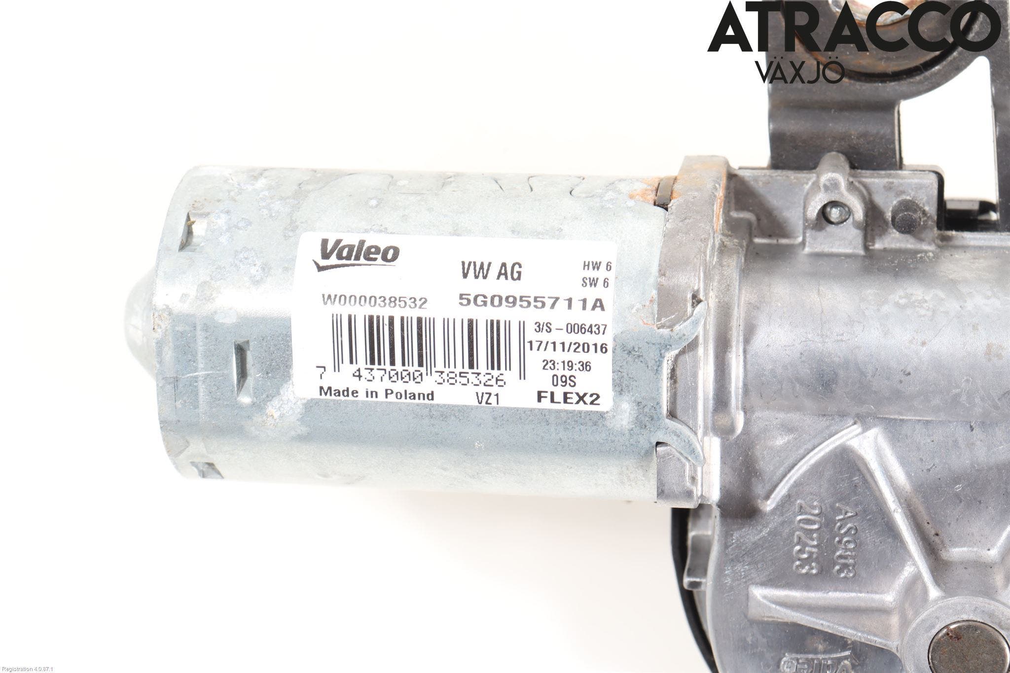 Volkswagen VW GOLF / E-GOLF VII 13-20 Torkarmotor Baklucka
