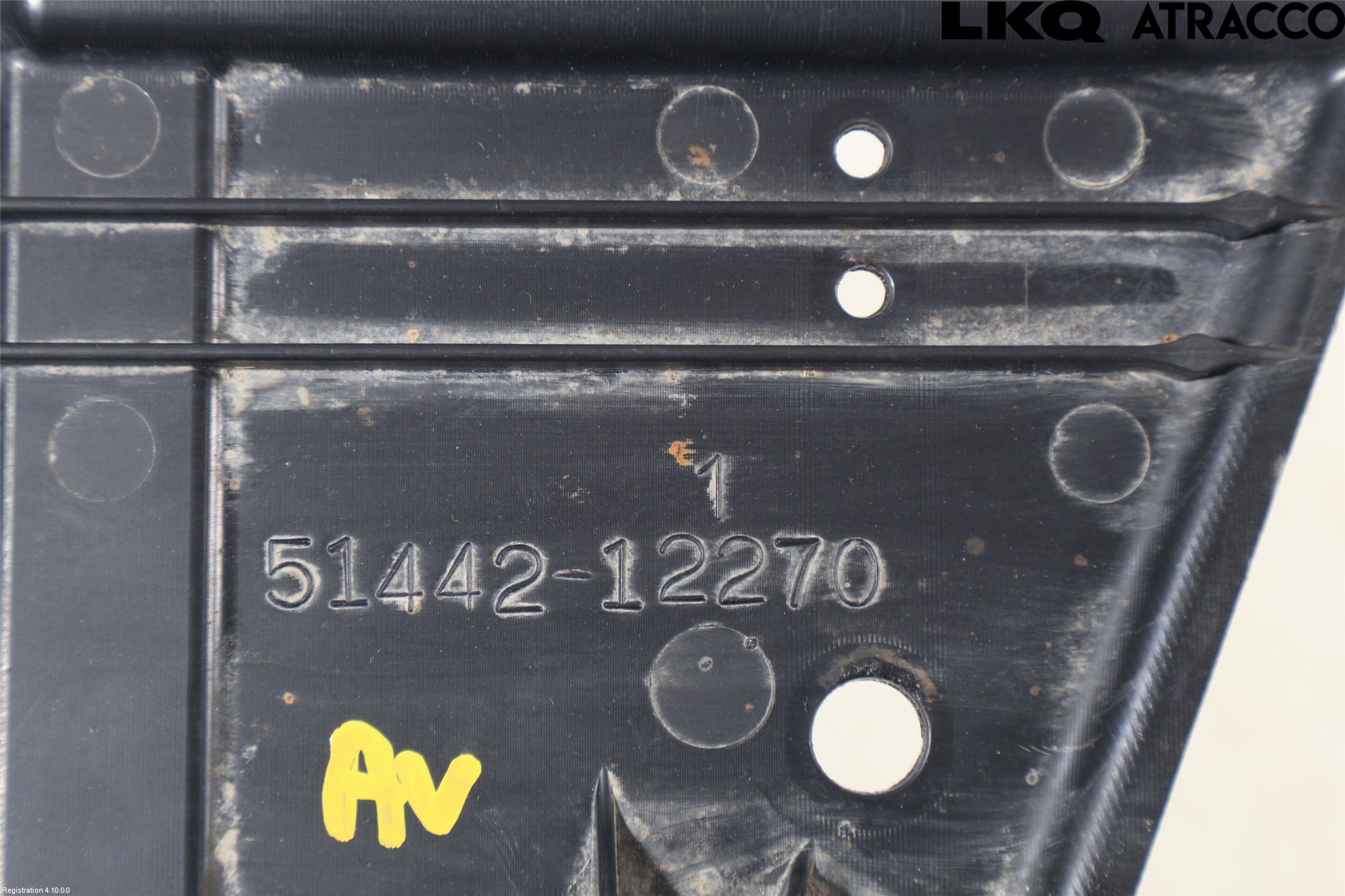 Toyota PRIUS ZVW30 09-20 Hasplåt Plåt-Plast