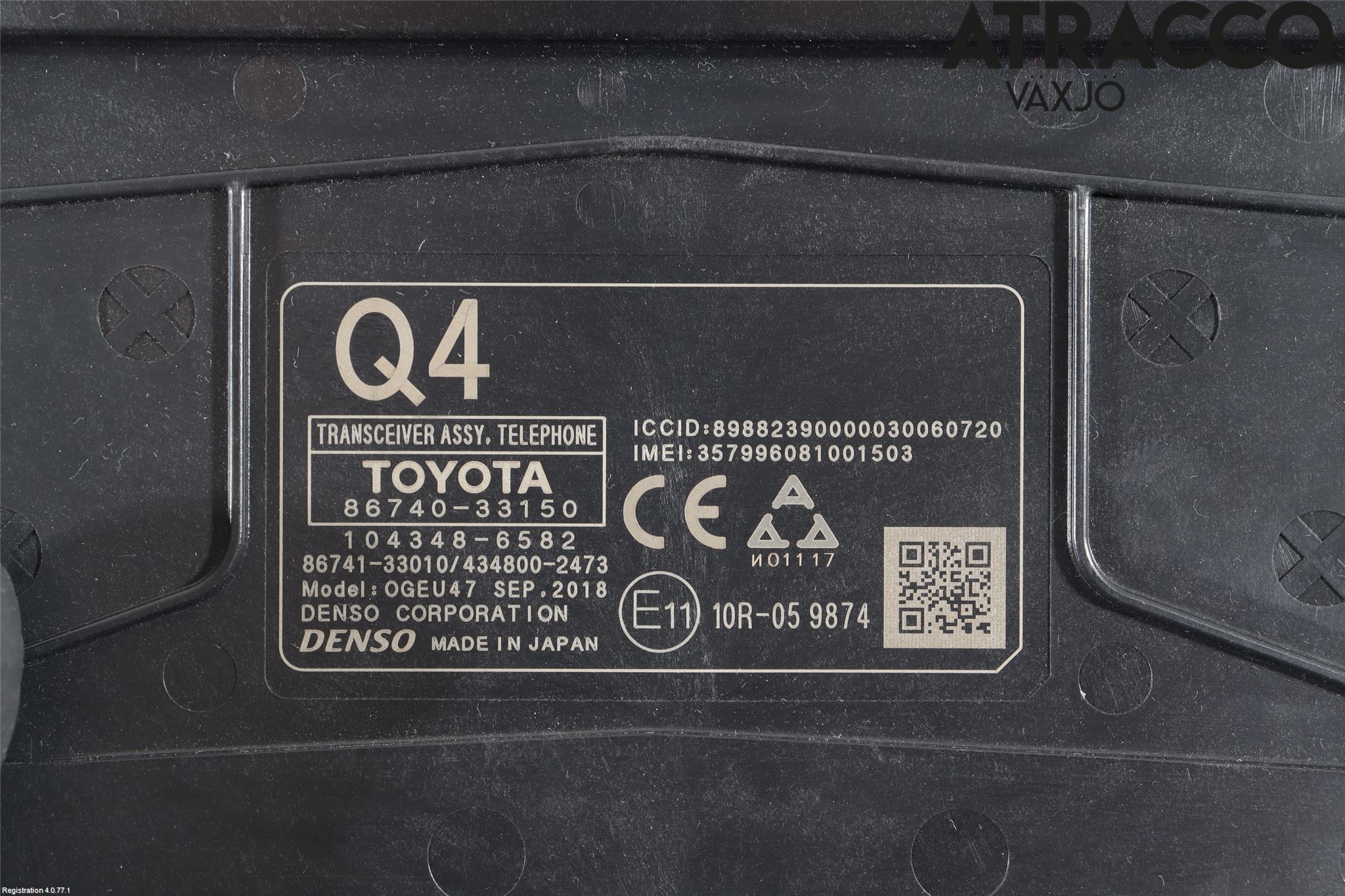 Lexus ES 250/300/330 Styrenhet Övrigt