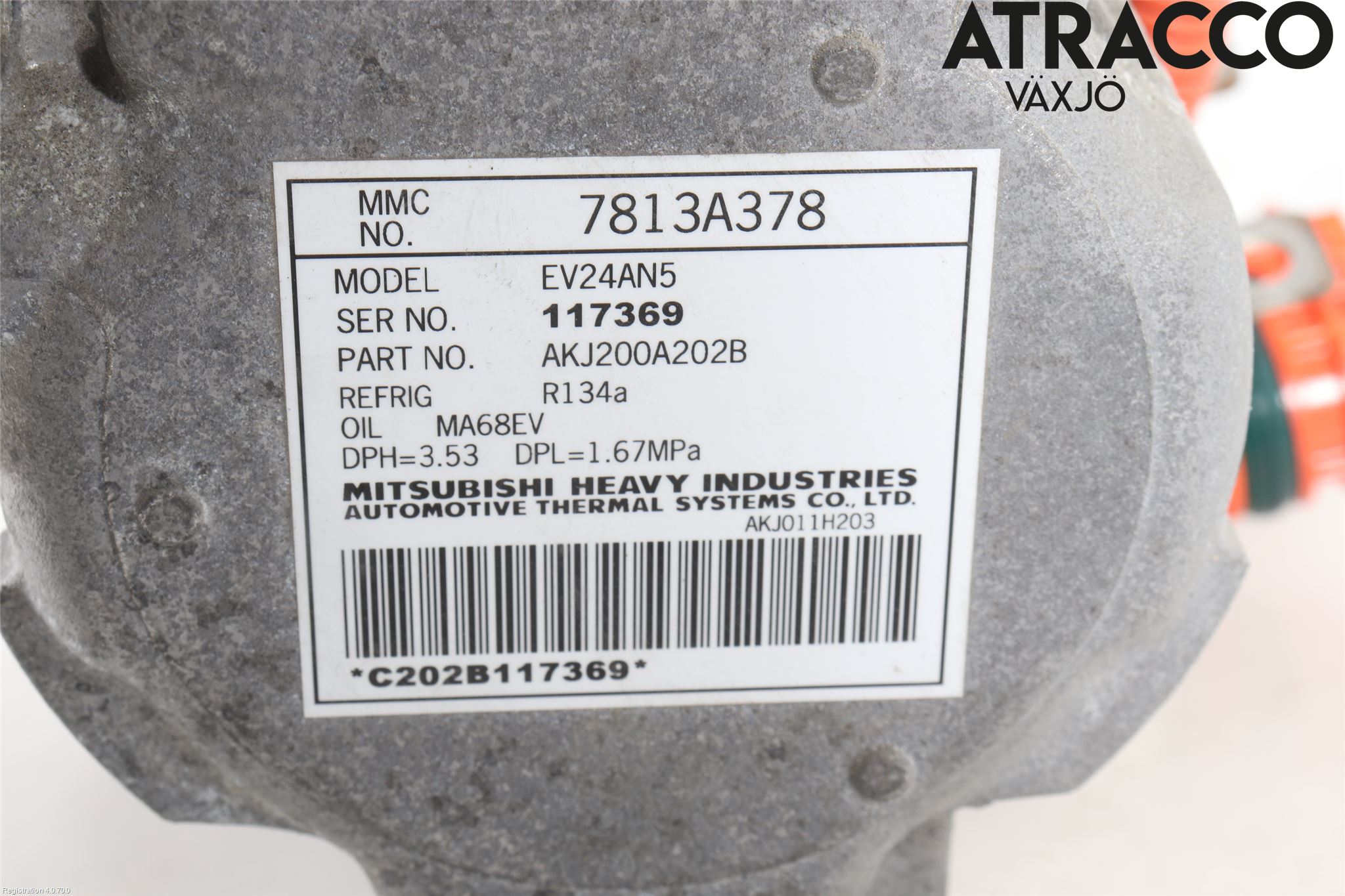 Mitsubishi OUTLANDER 13-21 Ac Kompressor