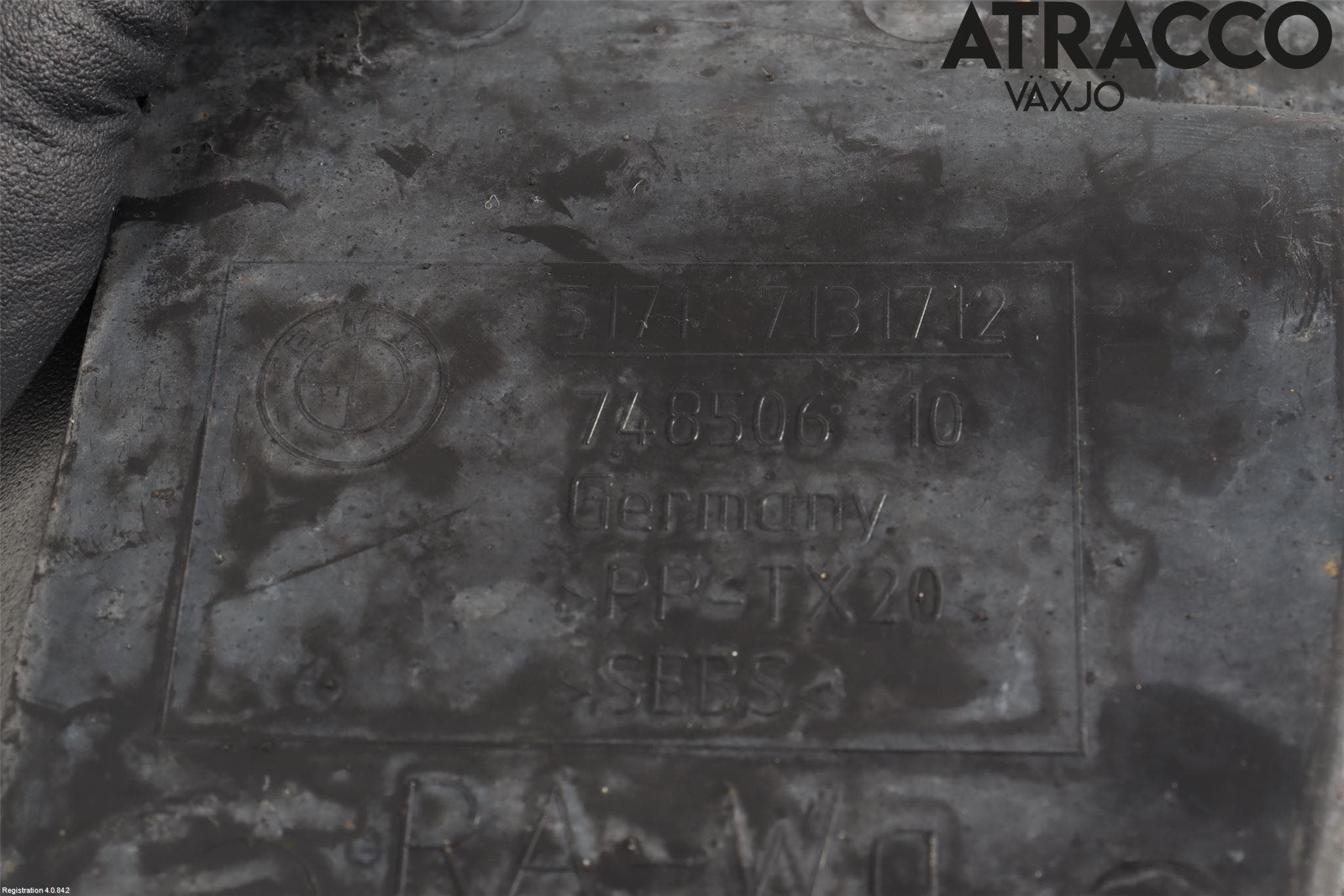 BMW 3 E90/91 SED/TOU 05-12 Deflektor Plåt-Plast Kylning