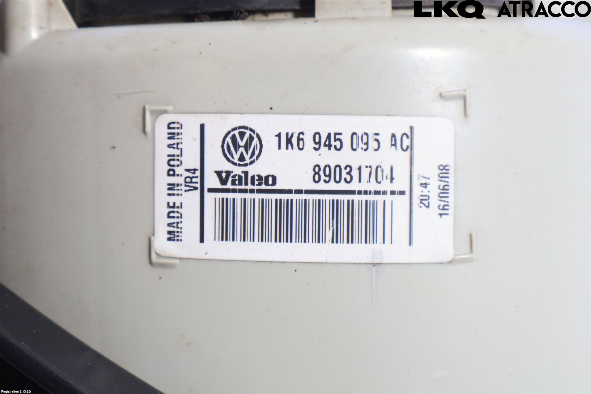 Volkswagen VW GOLF V 04-09 Bakljus Vänster
