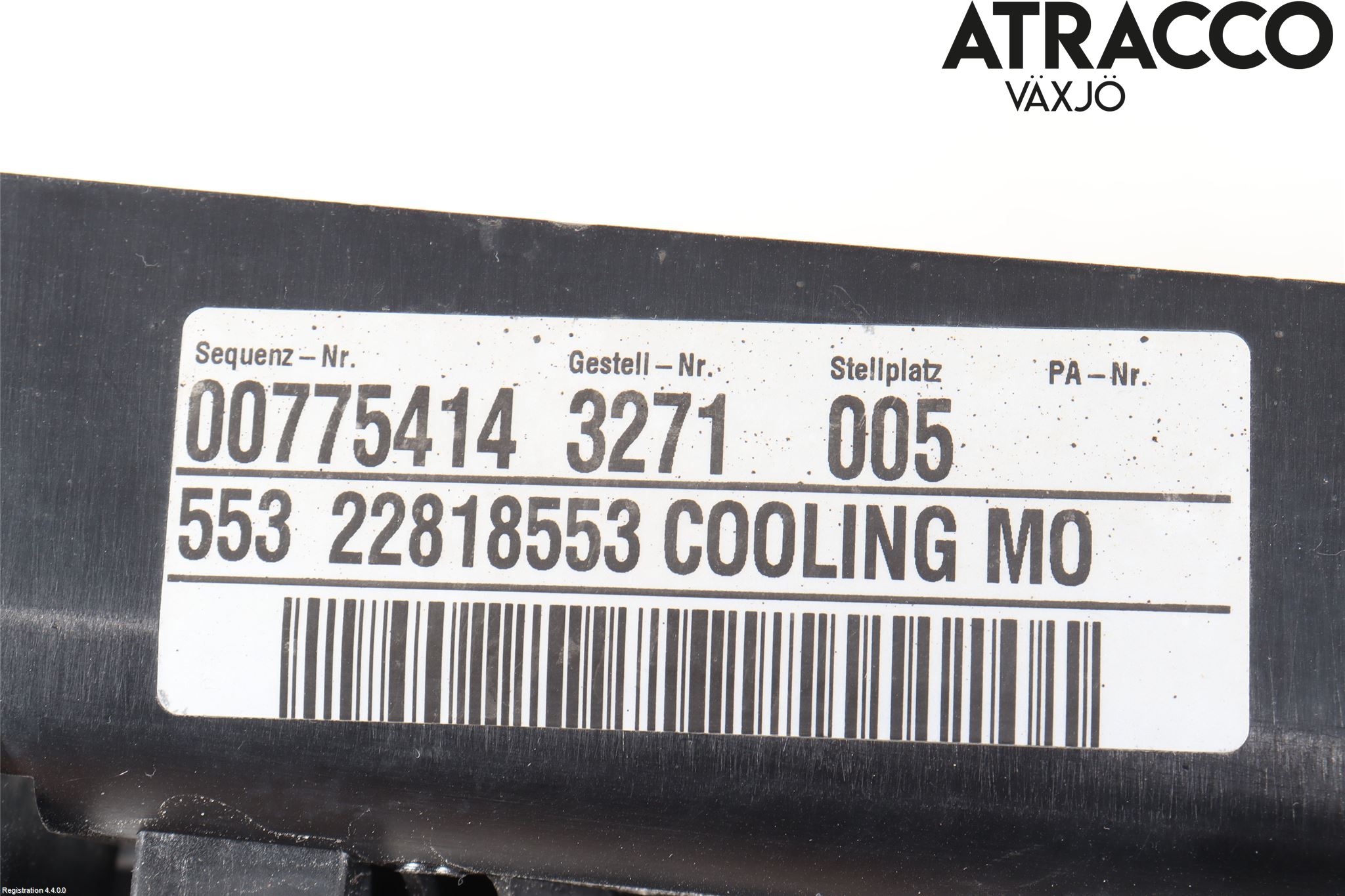 Opel INSIGNIA 09-16 Kylfläktkåpa