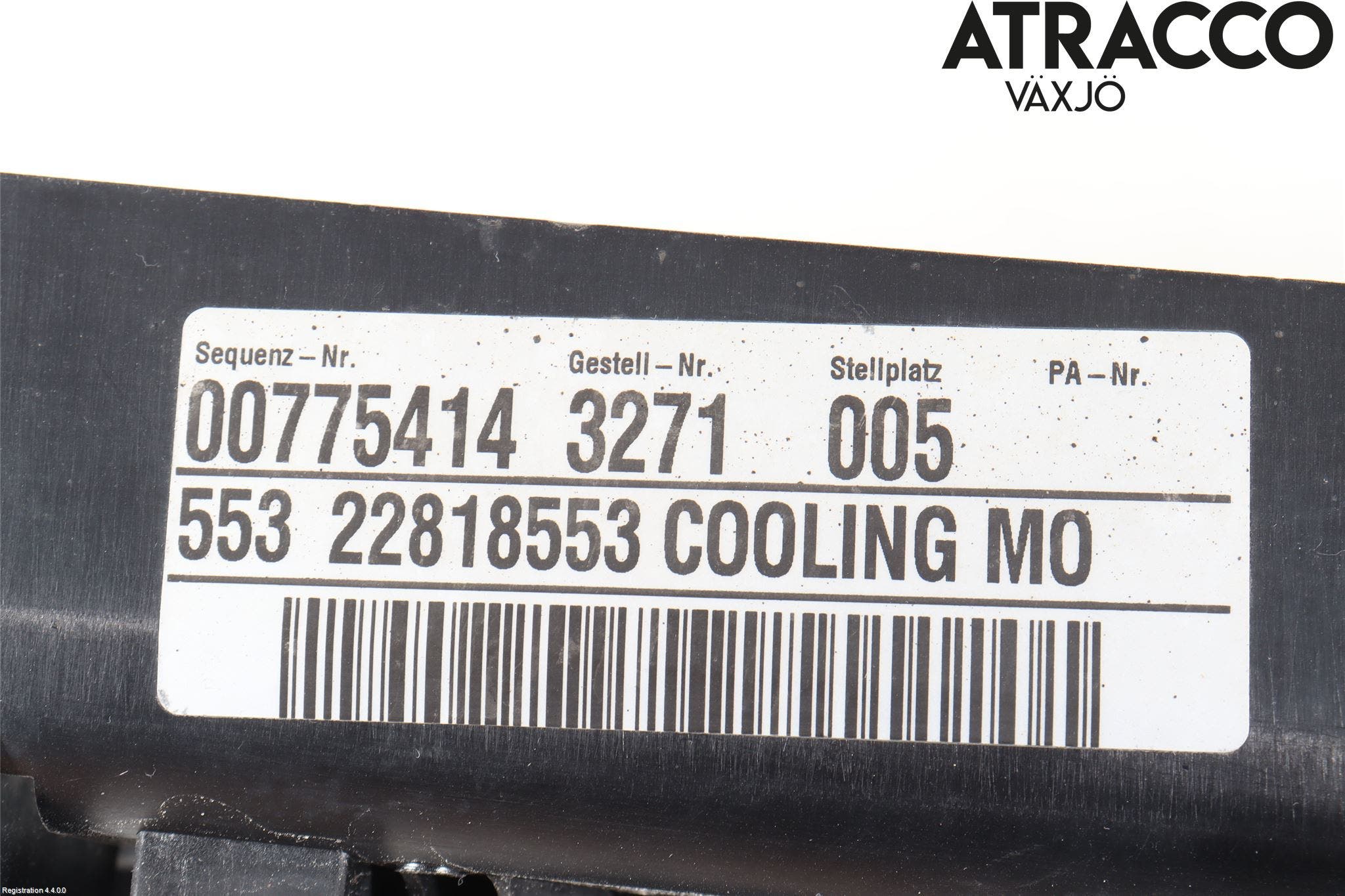 Opel INSIGNIA 09-16 Kylfläktkåpa