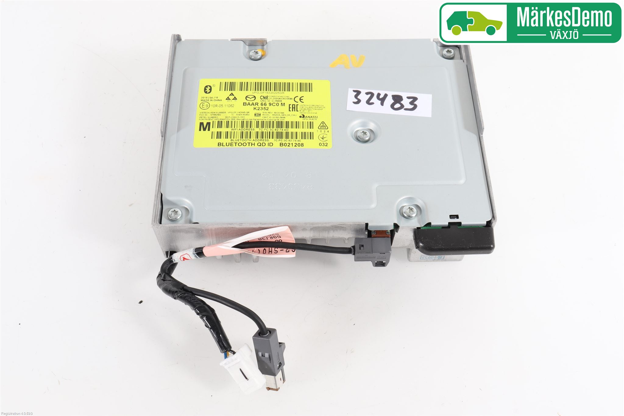Mazda 3 III 14-19 Cd Radio - Multimediapanel
