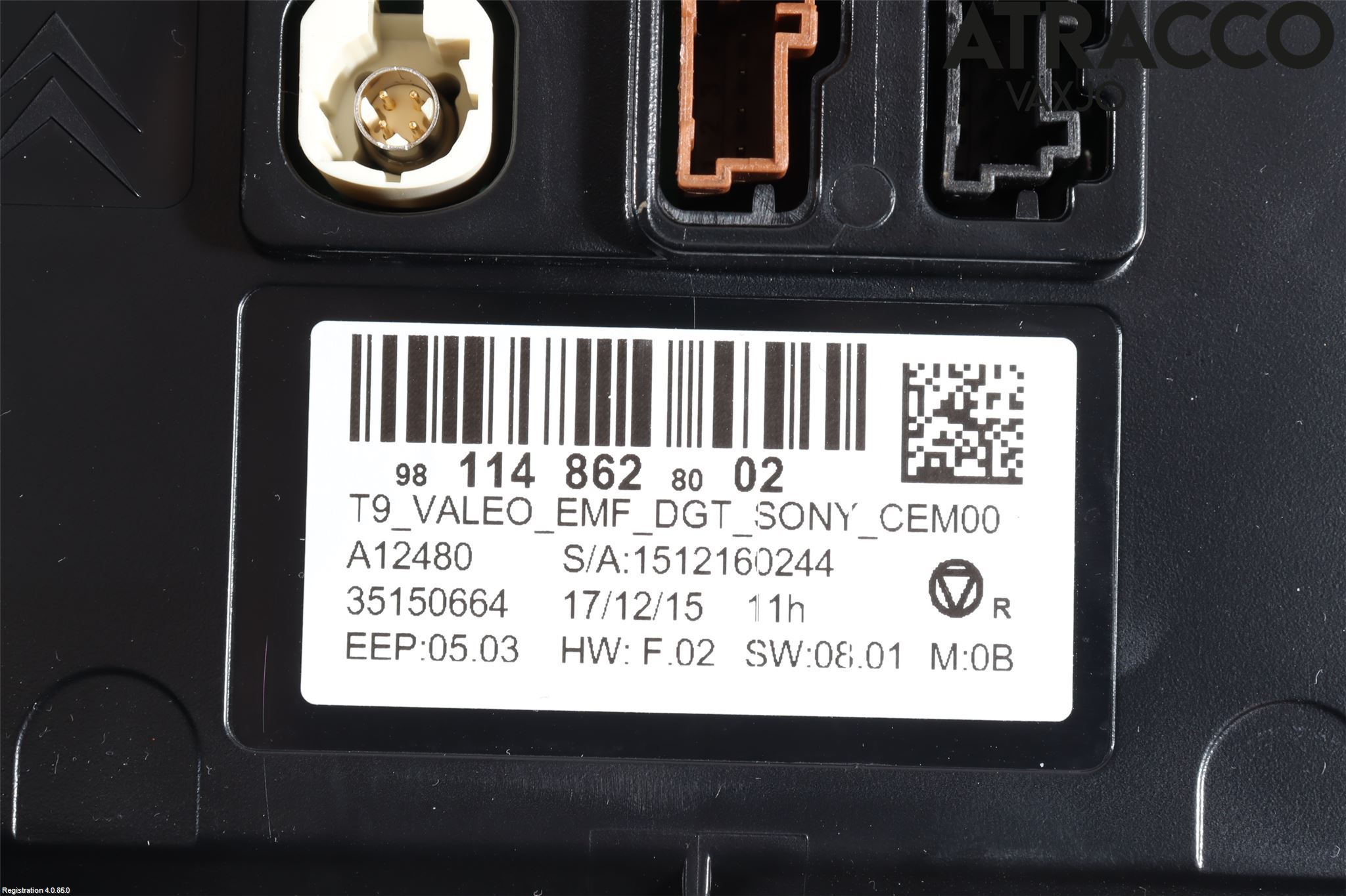 Peugeot 308 14-21 Multifunktionsdisplay