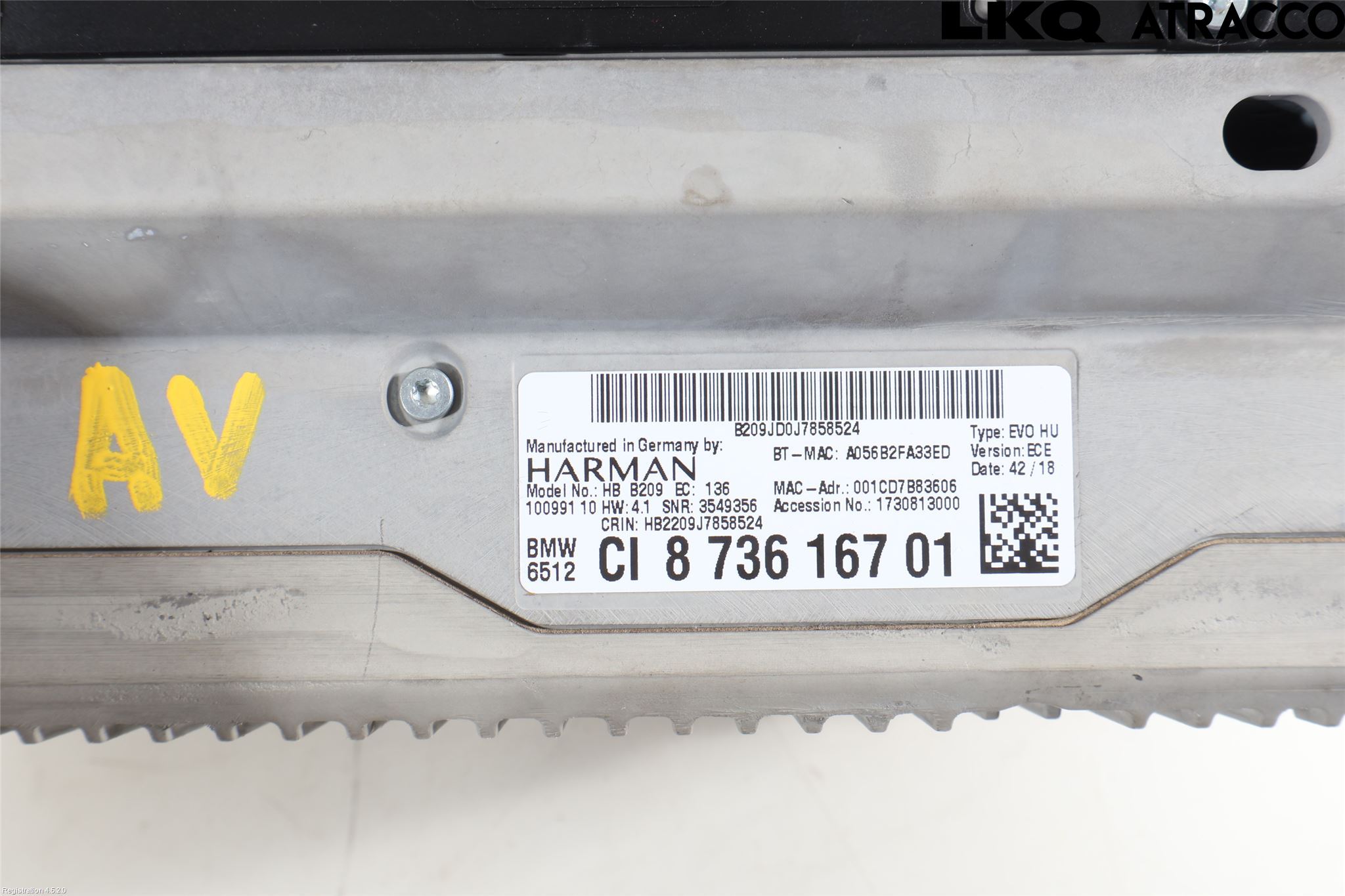 BMW 5 G30/G31/F90 17-23 Cd Radio - Multimediapanel