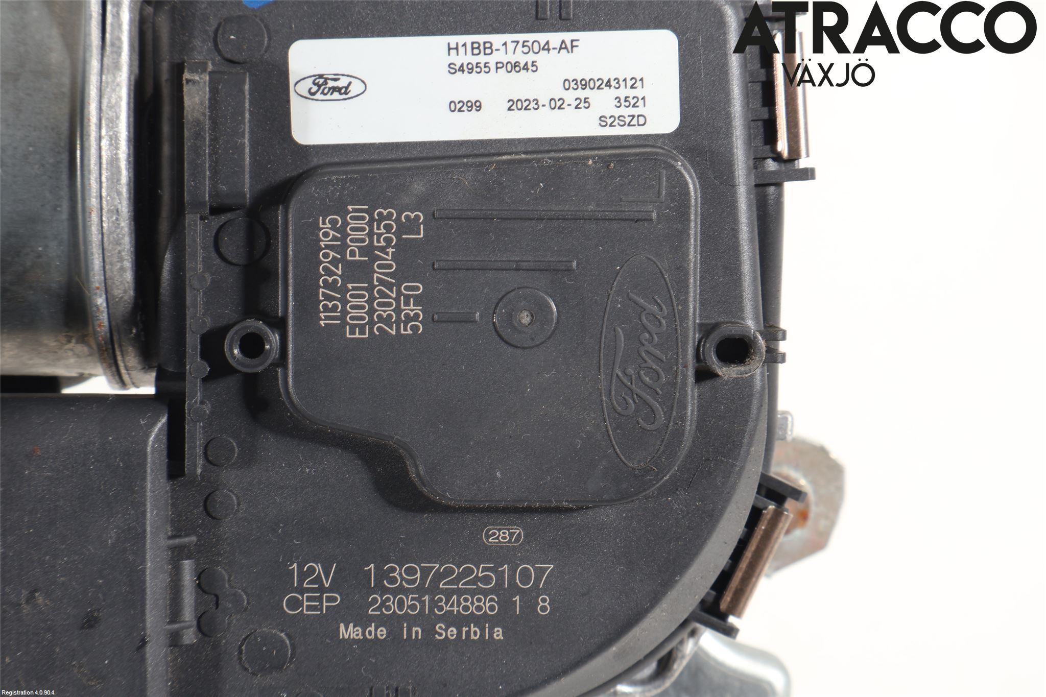 Ford PUMA/ELECTRIC 20- Torkarmotor Vindruta