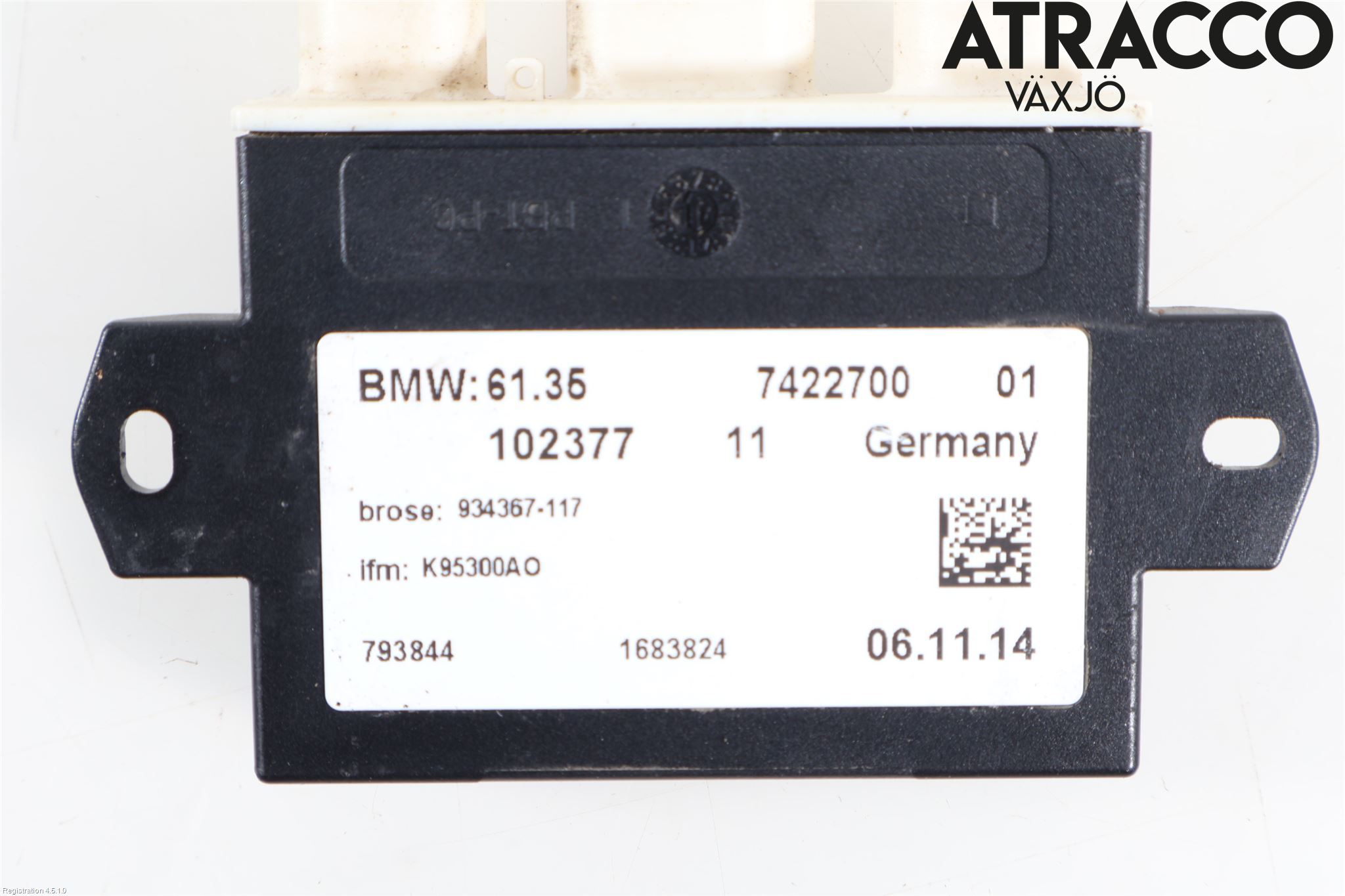 BMW 5 F10/F11/F18 09-17 Bakluckeöppnare Automatisk