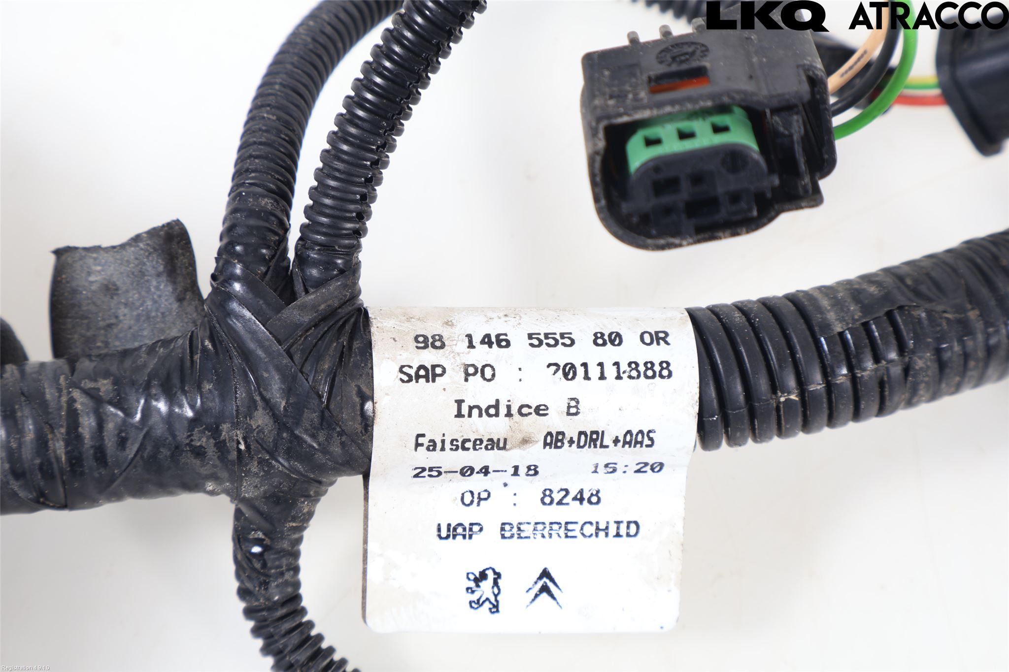 Peugeot PARTNER 16-18 Kabelhärva