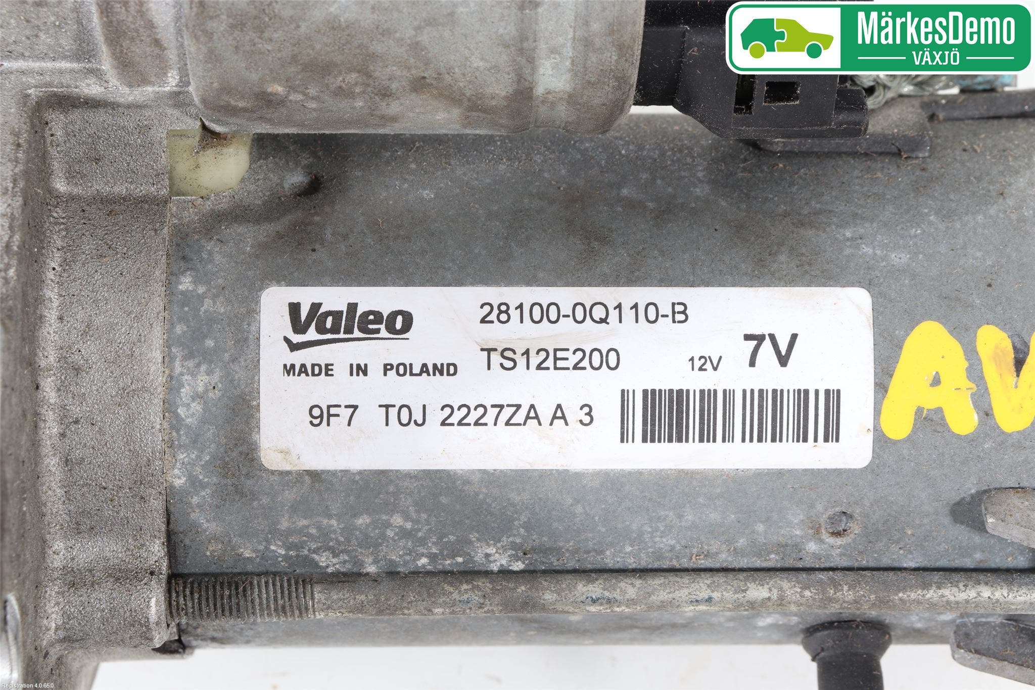 Toyota AYGO 15-21 Startmotor