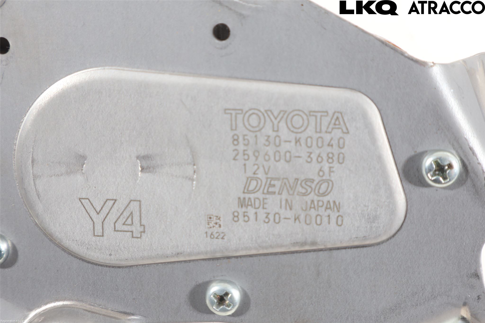 Toyota YARIS XP21 20- Torkarmotor Baklucka