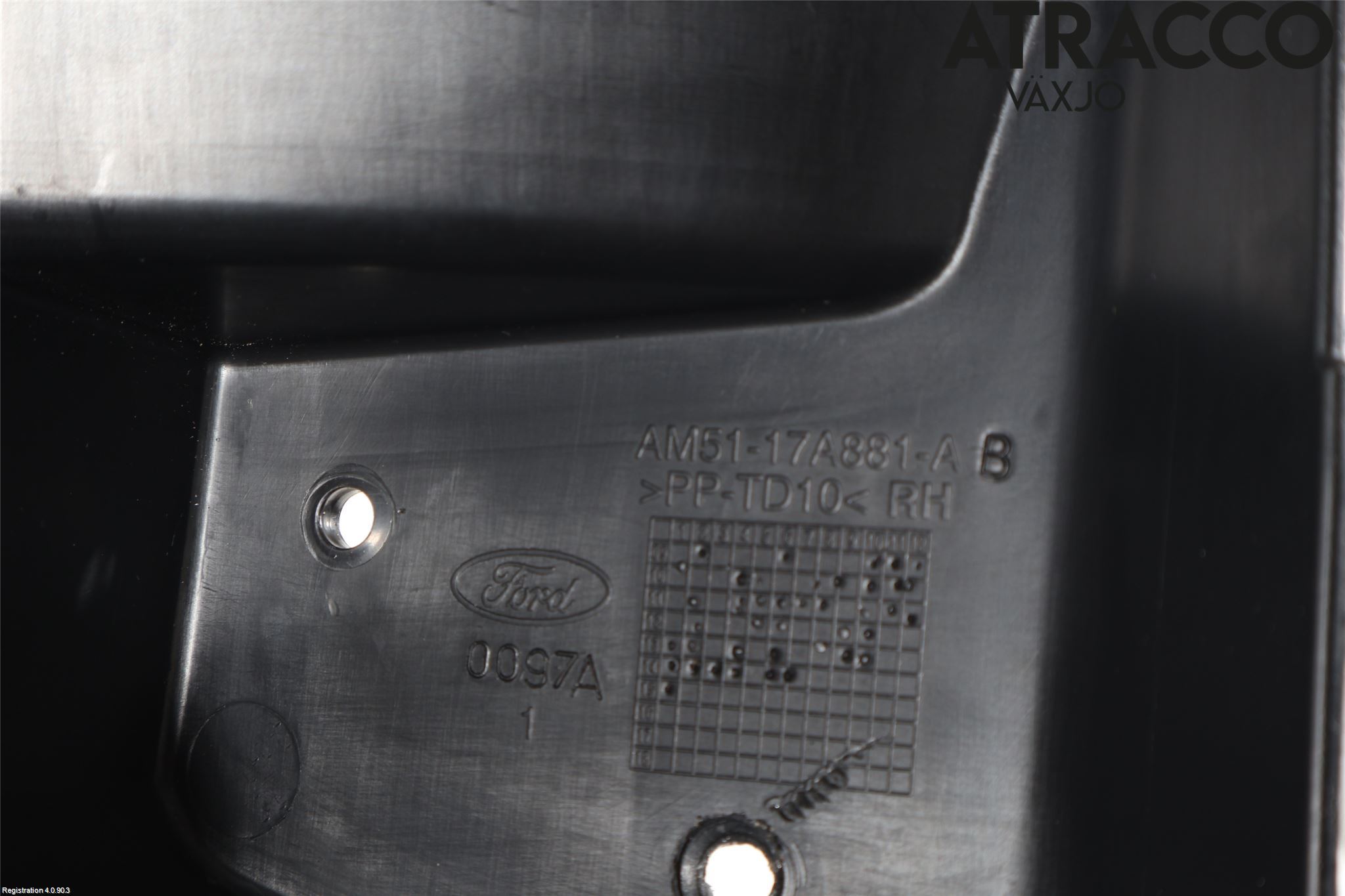 Ford GRAND C-MAX 15-19 Stötfångarfäste Bak Hö