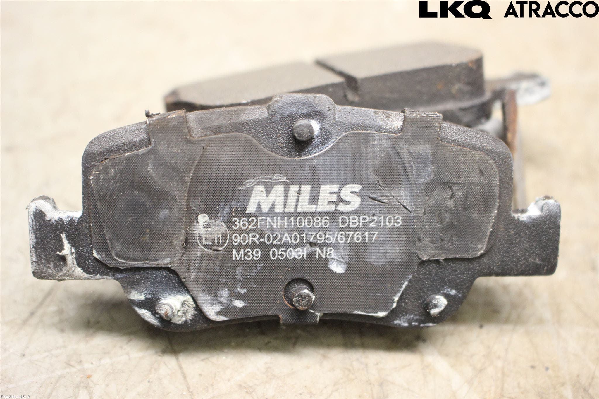 Toyota AURIS 10-12 Bromsskiva Bak