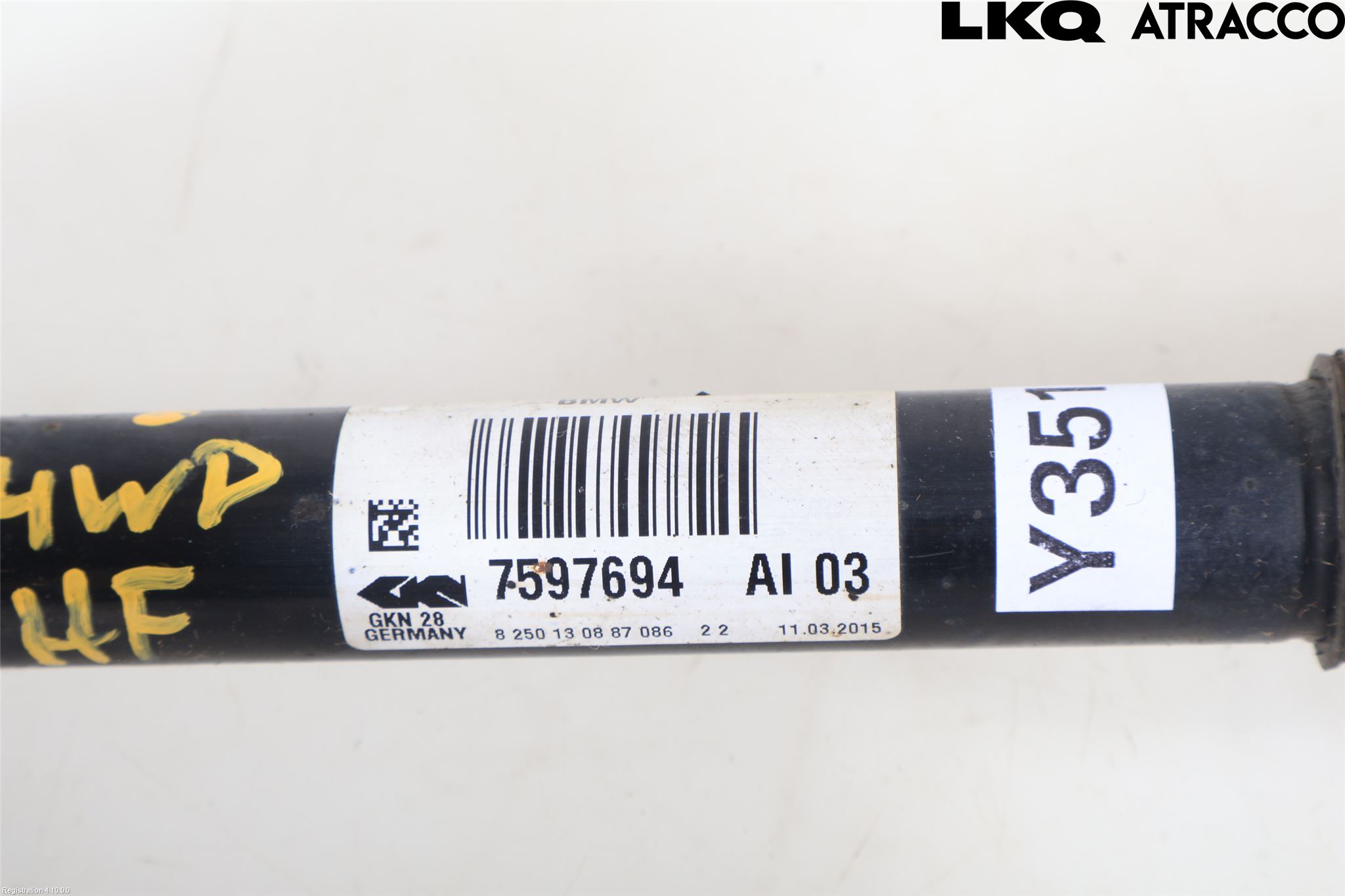 BMW 1 F20/F21 11-19 Drivaxel Fram Höger