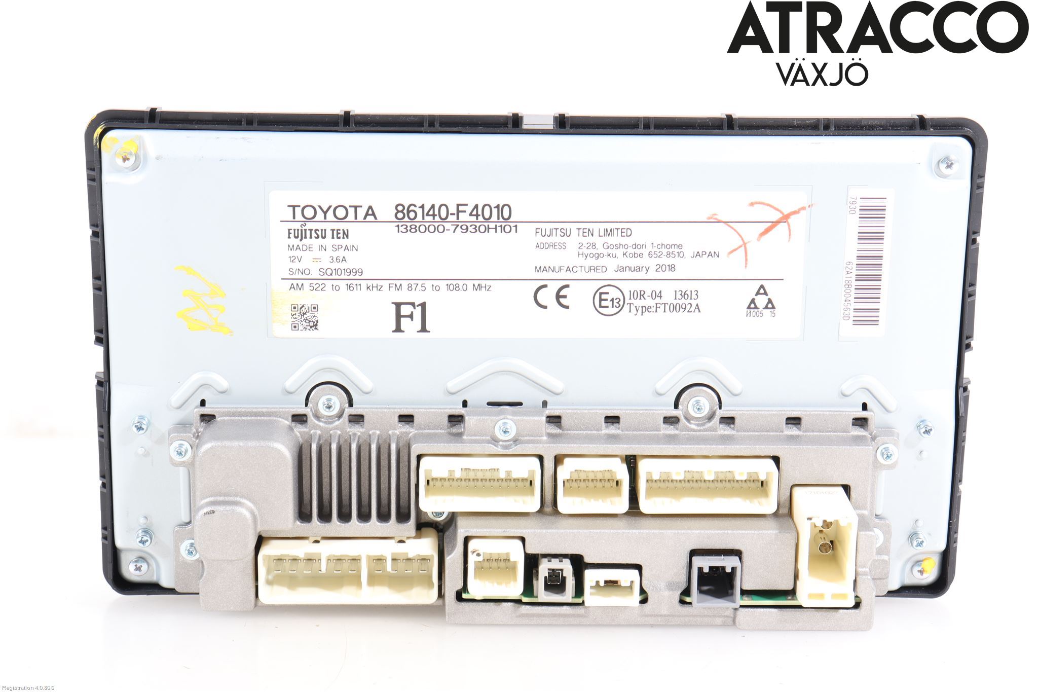 Toyota C-HR 16-23 Cd Radio - Multimediapanel