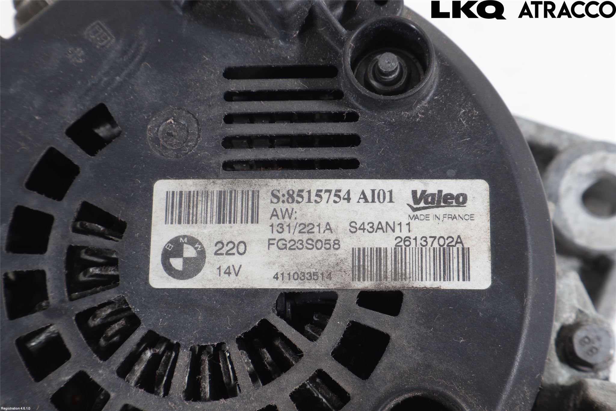 BMW 5 F10/F11/F18 09-17 Generator