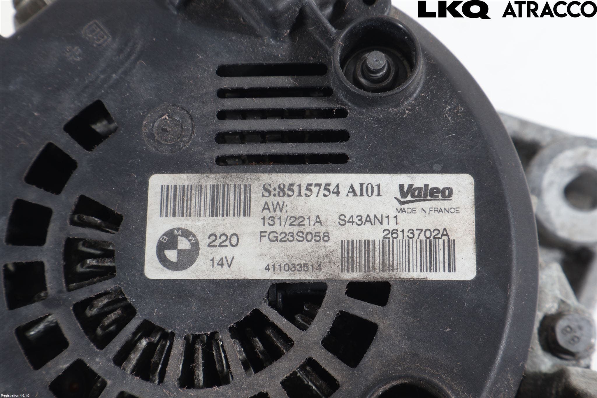 BMW 5 F10/F11/F18 09-17 Generator