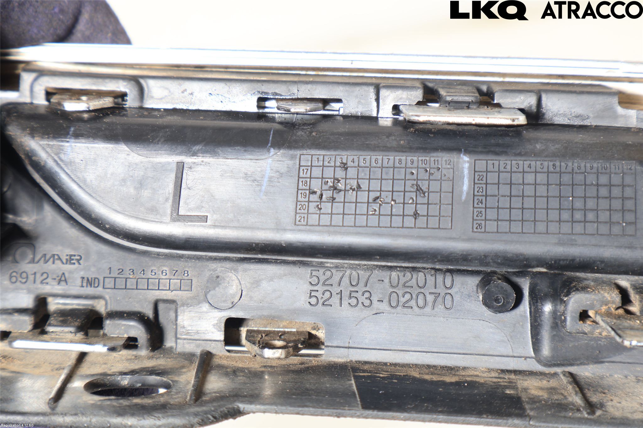 Toyota COROLLA 19- Stötfångardel Bak Vä