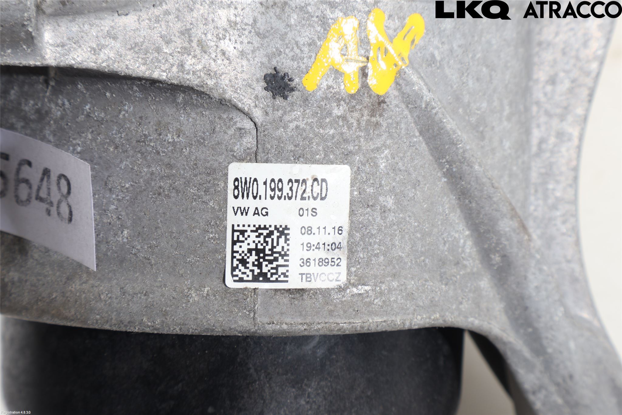 Audi A4/S4 B9 16-19 Motorfäste