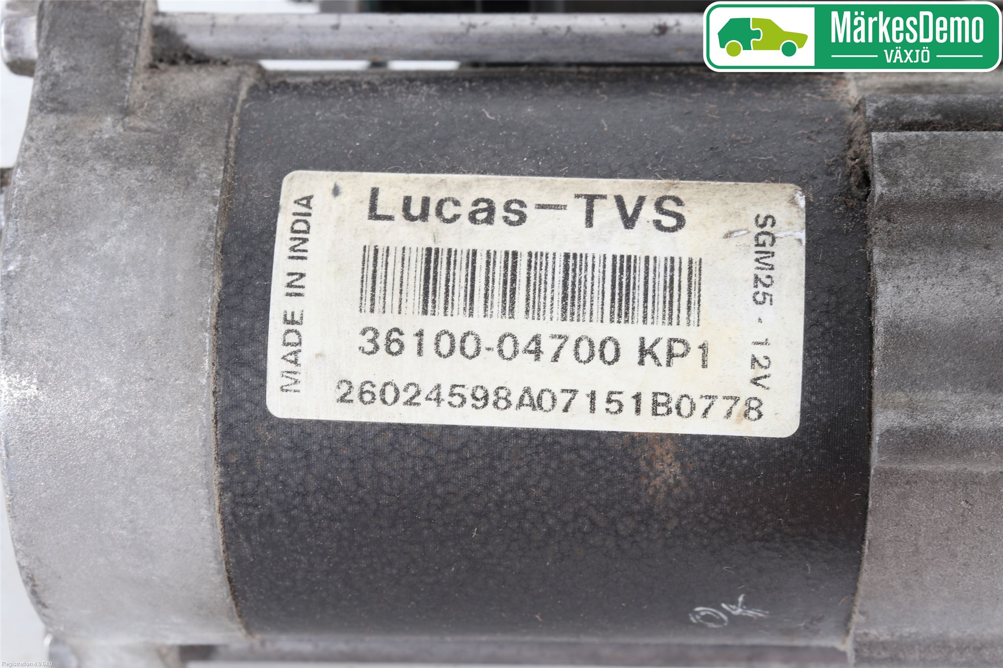 Hyundai i10 BA 14-16 Startmotor