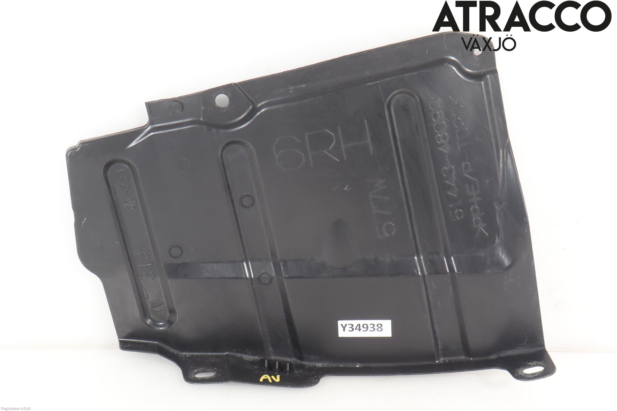 Toyota RAV4 13-18 Hasplåt Plåt-Plast