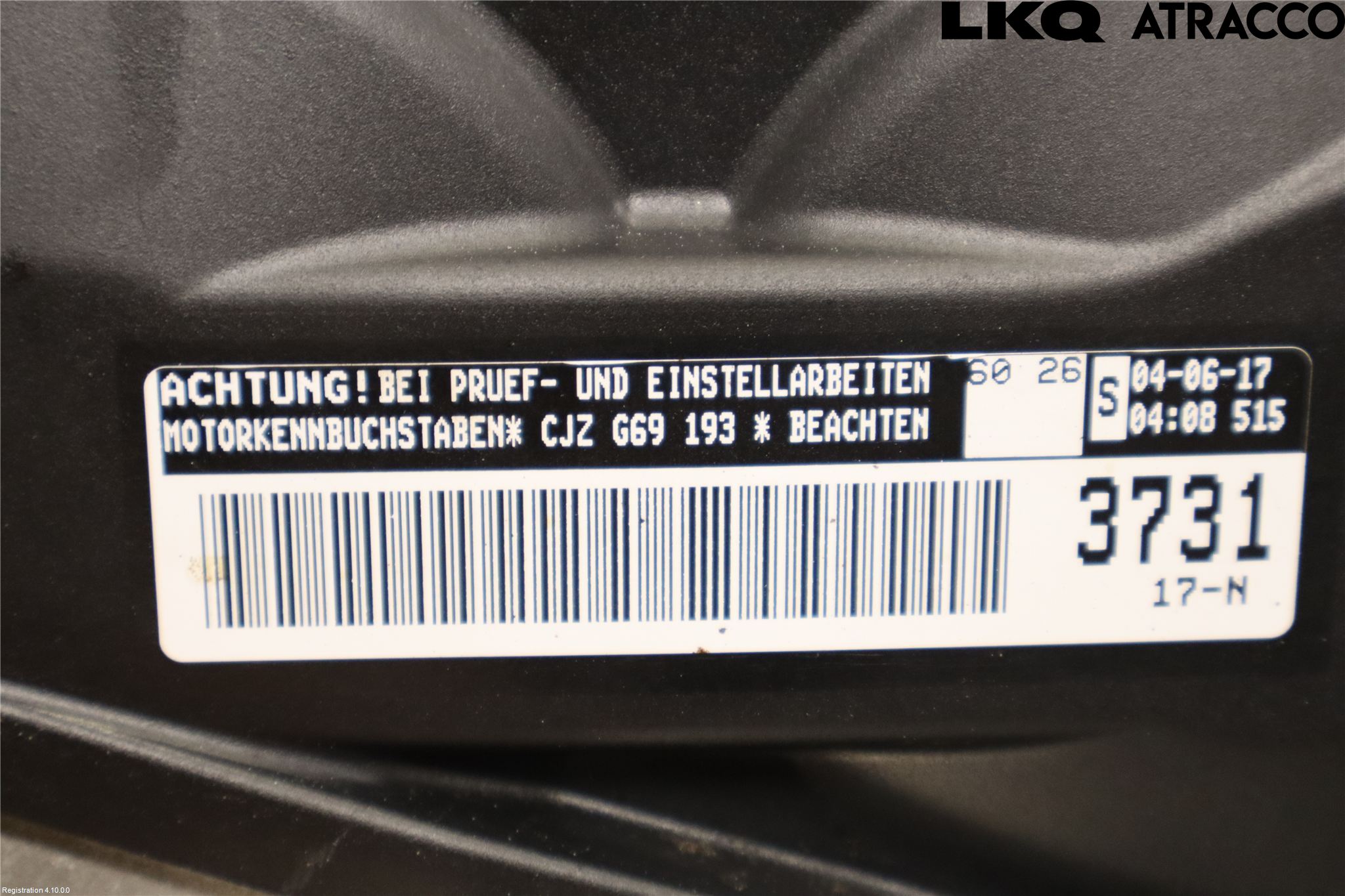 Volkswagen VW POLO 10-17 Motor Bensin