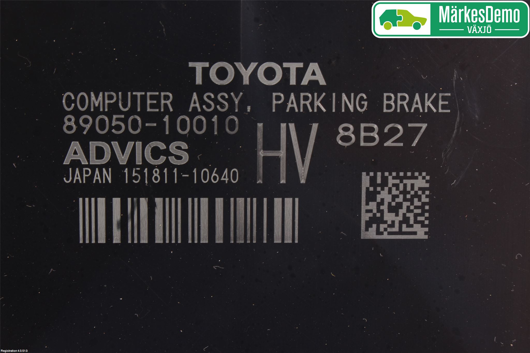 Toyota C-HR 16-23 Styrenhet Parkbroms Epb