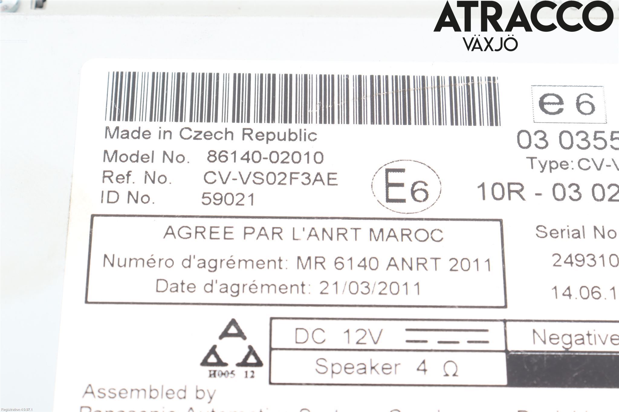 Toyota AURIS 13-19 Cd Radio - Multimediapanel