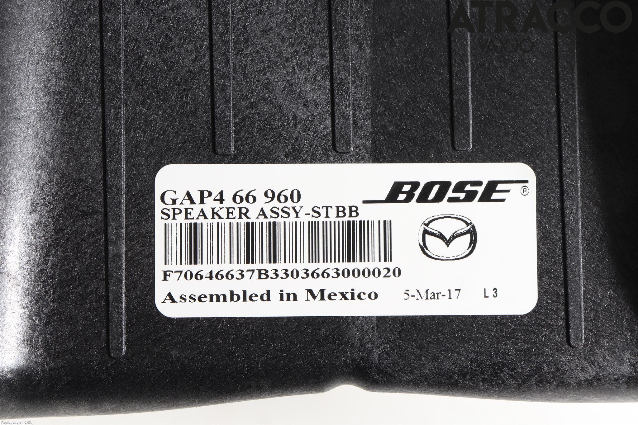 Mazda CX-3 Högtalare