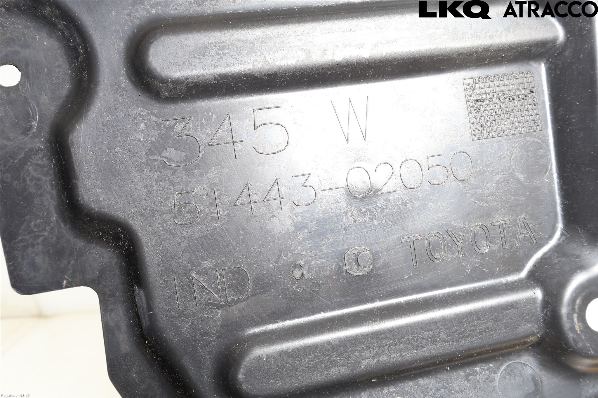 Toyota AVENSIS 09-15 Hasplåt Plåt-Plast