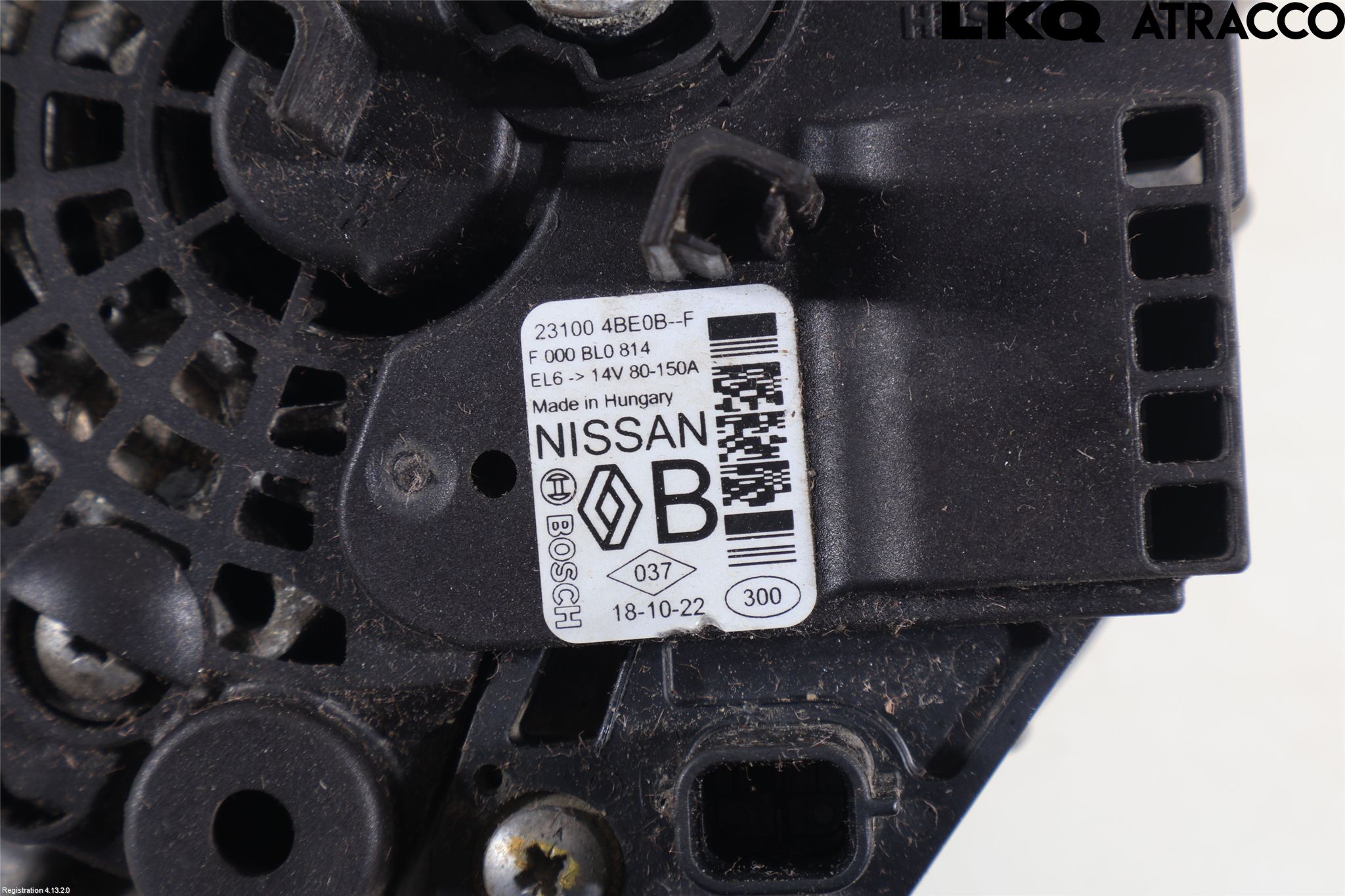Nissan QASHQAI 17-21 Generator