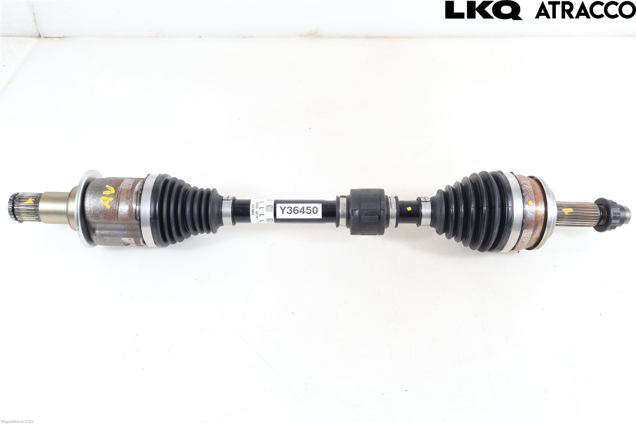 Toyota COROLLA 19- Drivaxel Fram Vänster