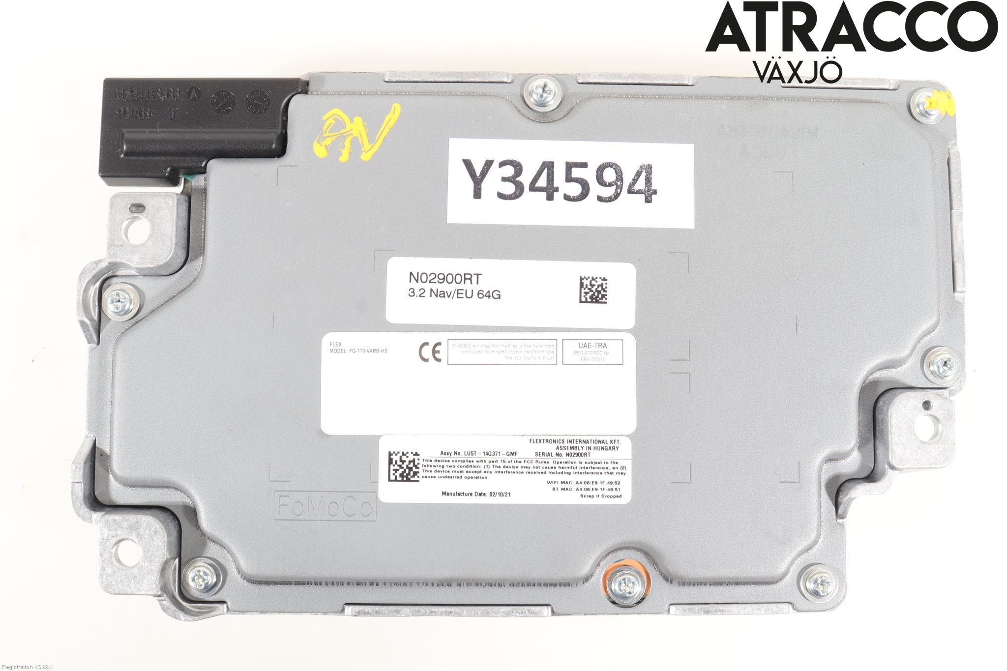 Ford KUGA/KUGA PHEZ/FHEV 20- Cd Radio - Multimediapanel