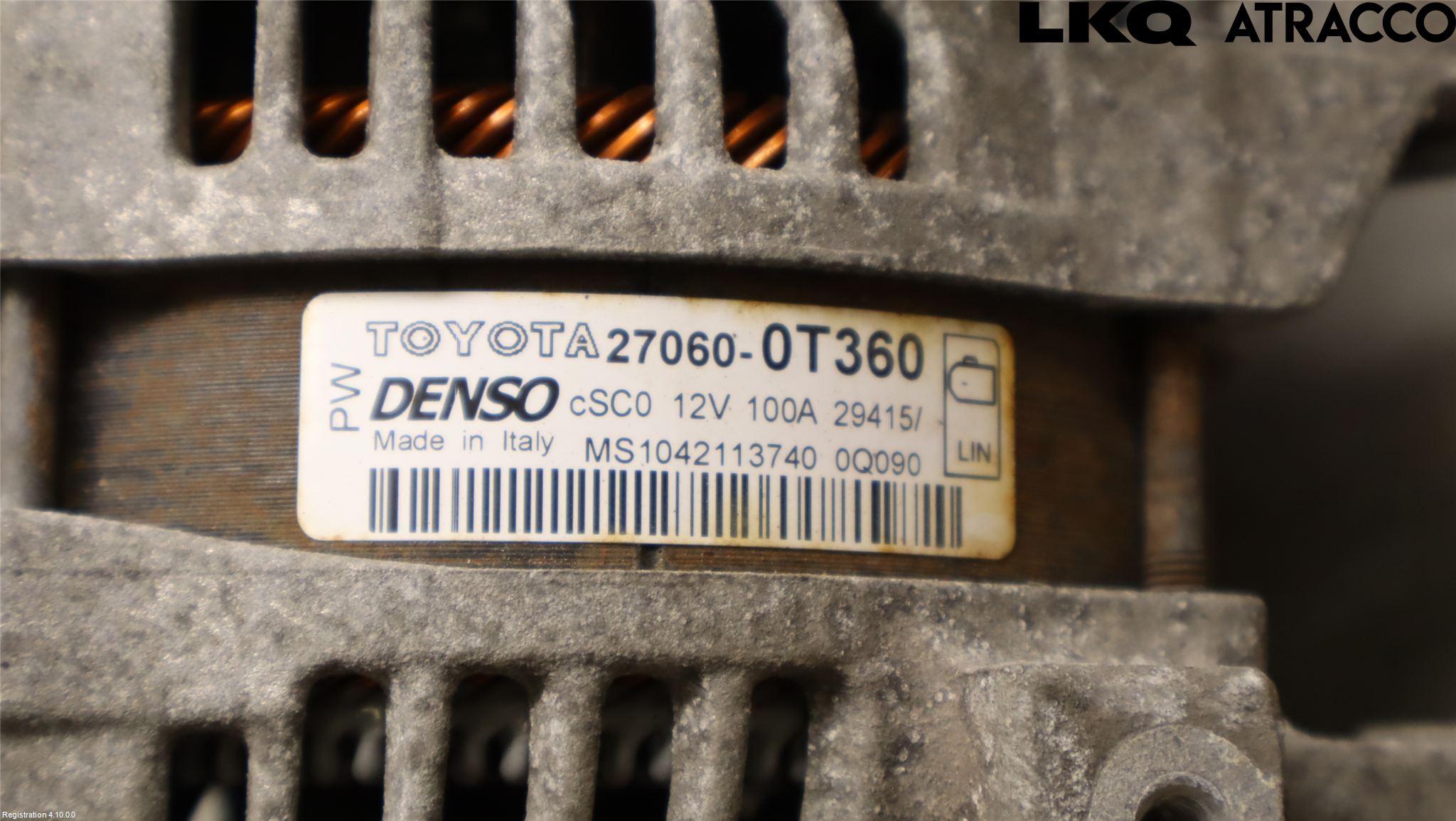 Toyota AVENSIS 16-18 Generator