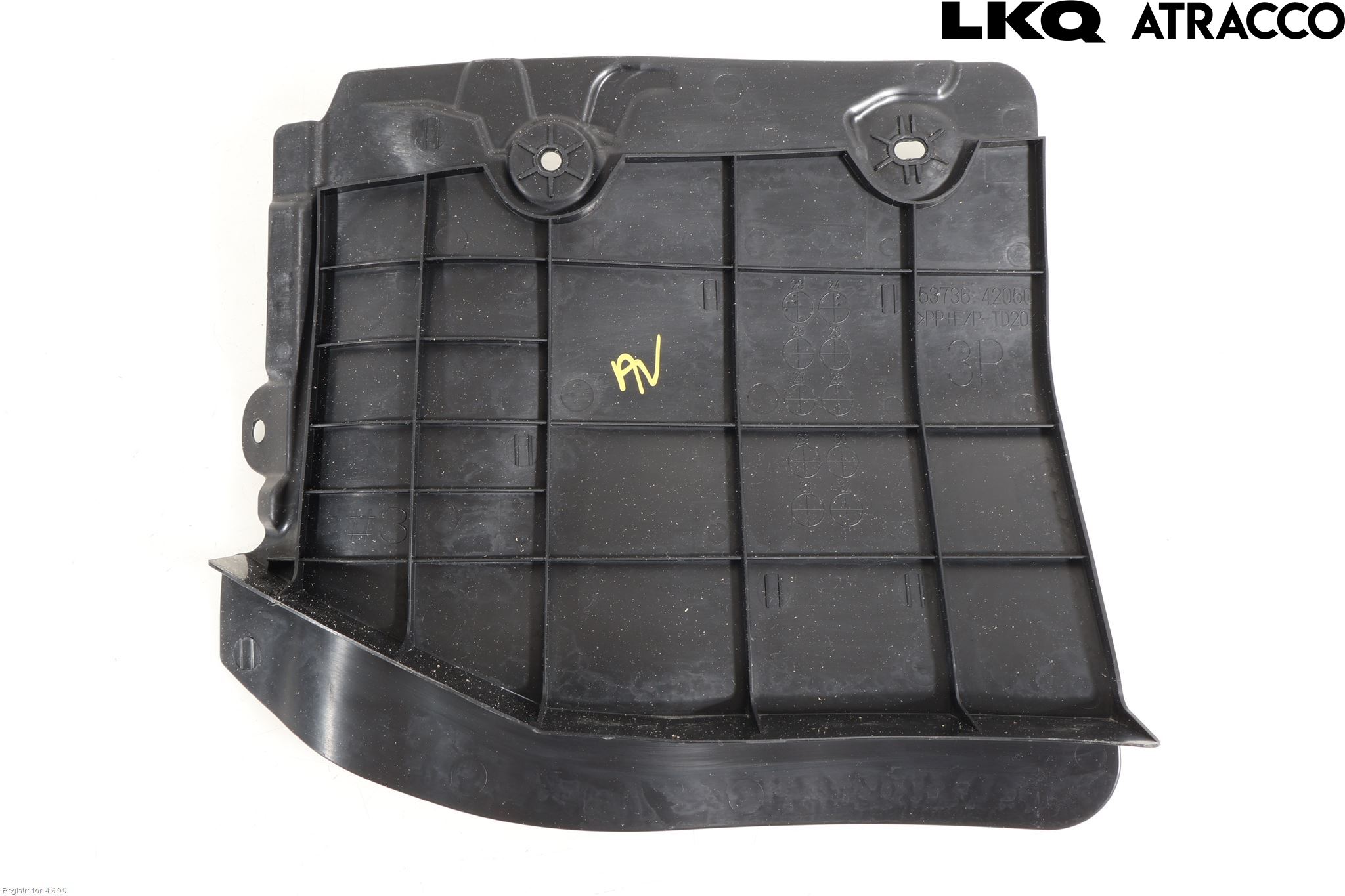 Toyota RAV4 19- Hasplåt Plåt-Plast