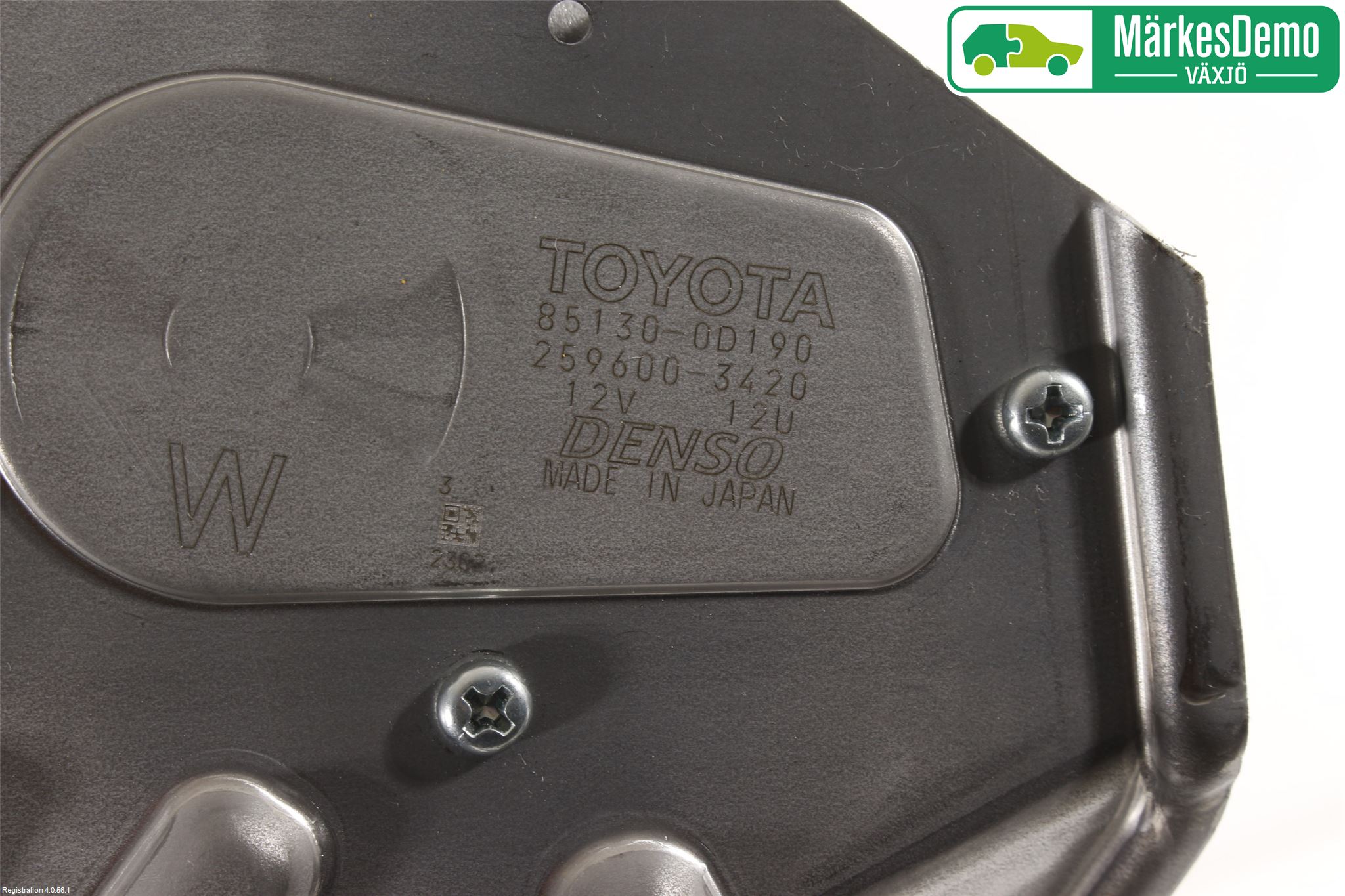 Toyota YARIS XP130 15-20 Torkarmotor Baklucka