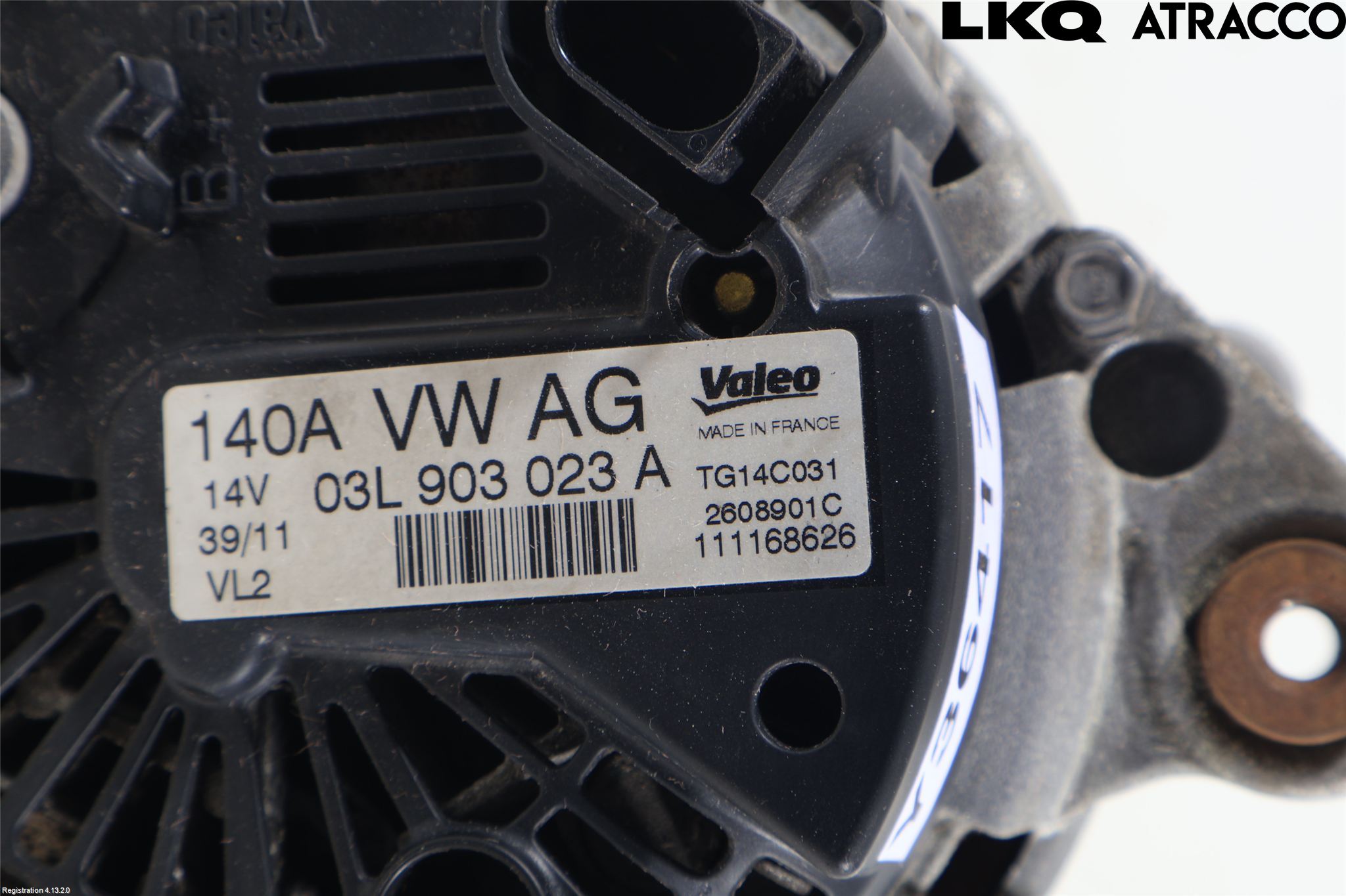 Volkswagen VW GOLF PLUS/CROSS GOLF 04-14 Generator